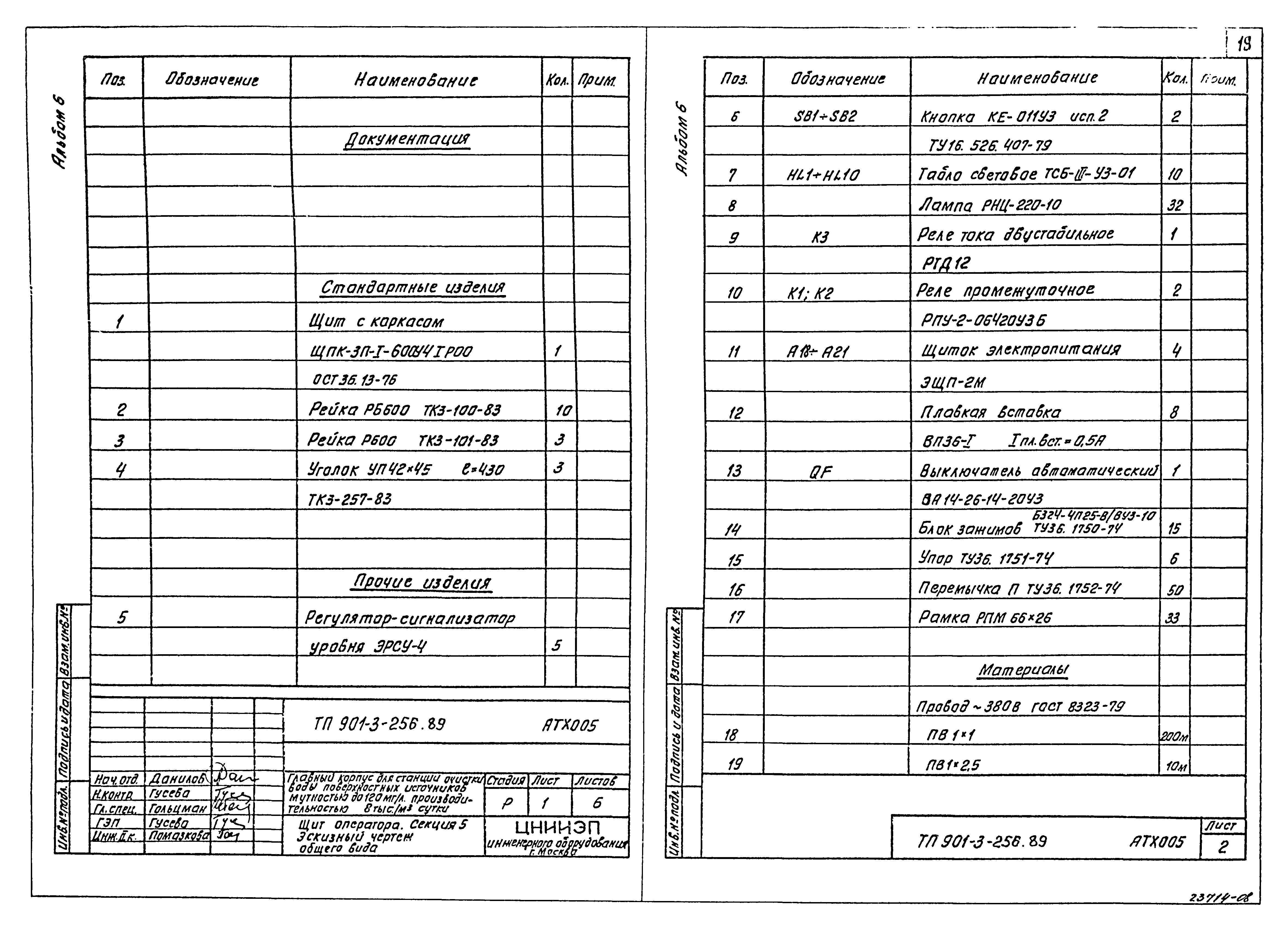 Типовой проект 901-3-256.89