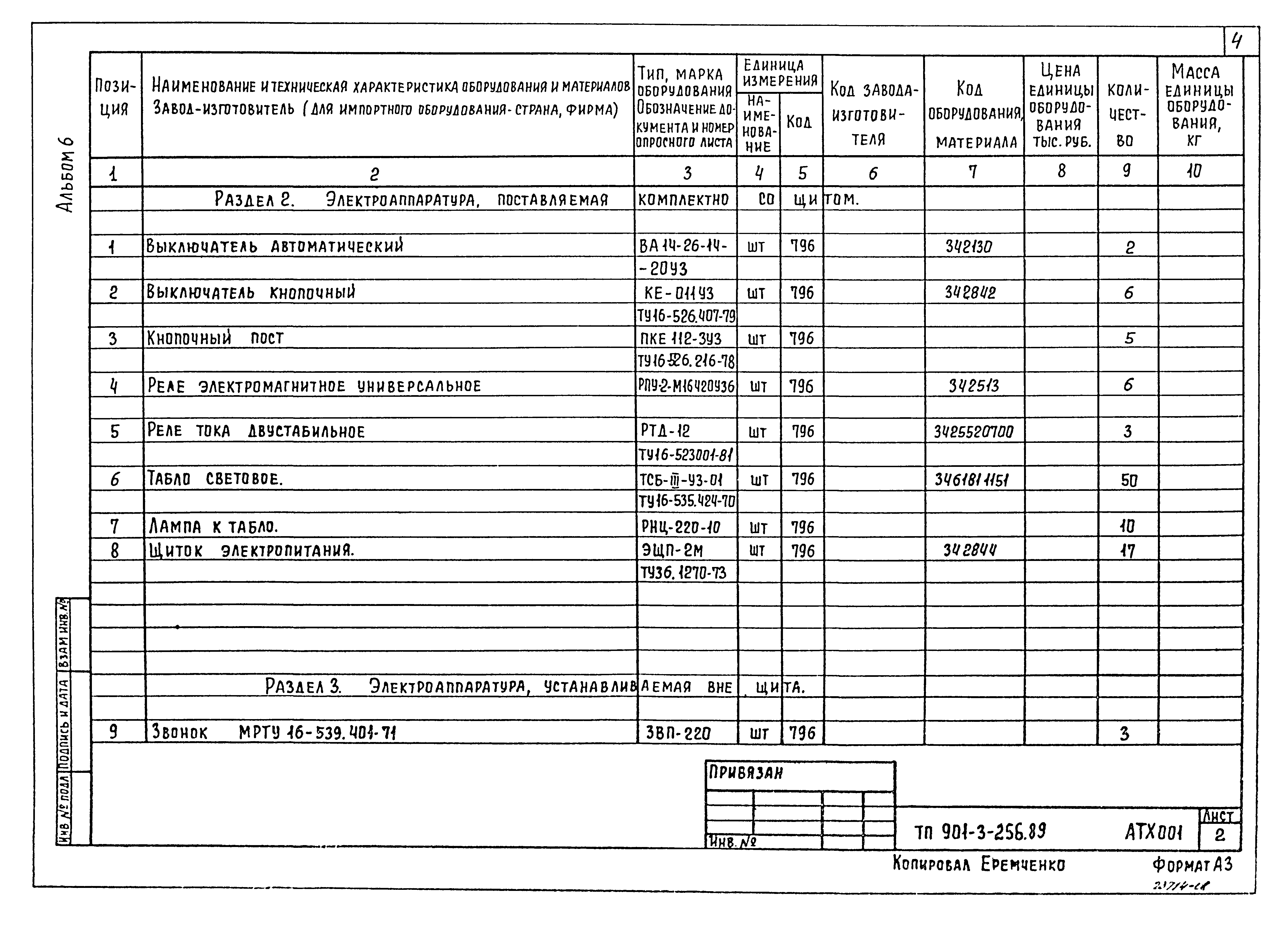Типовой проект 901-3-256.89