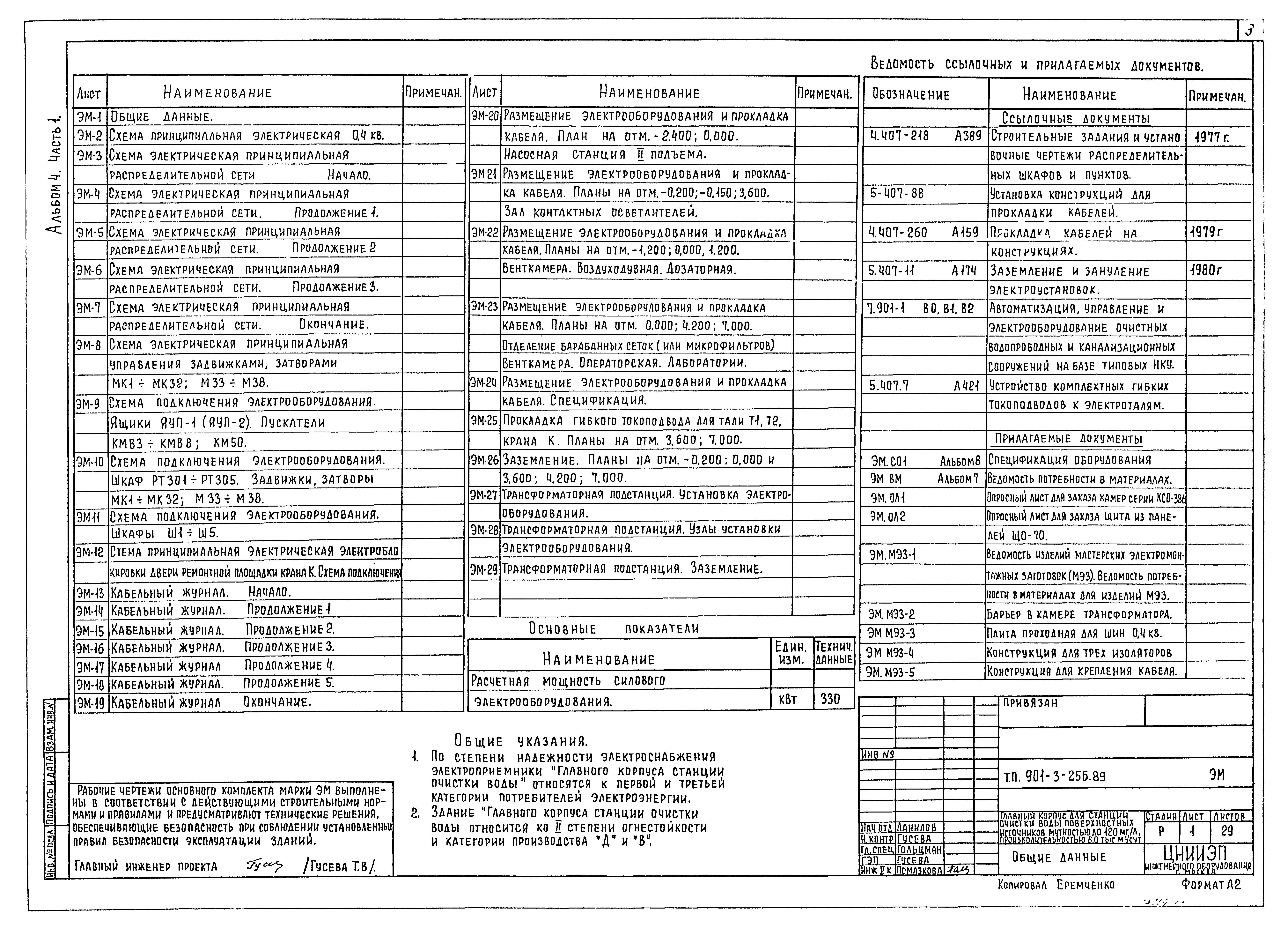 Типовой проект 901-3-256.89