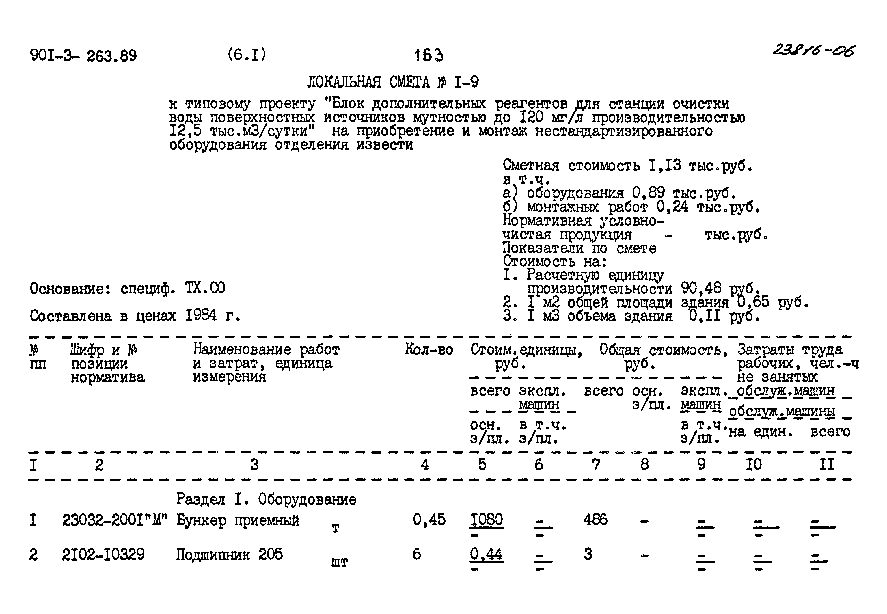 Типовой проект 901-3-263.89