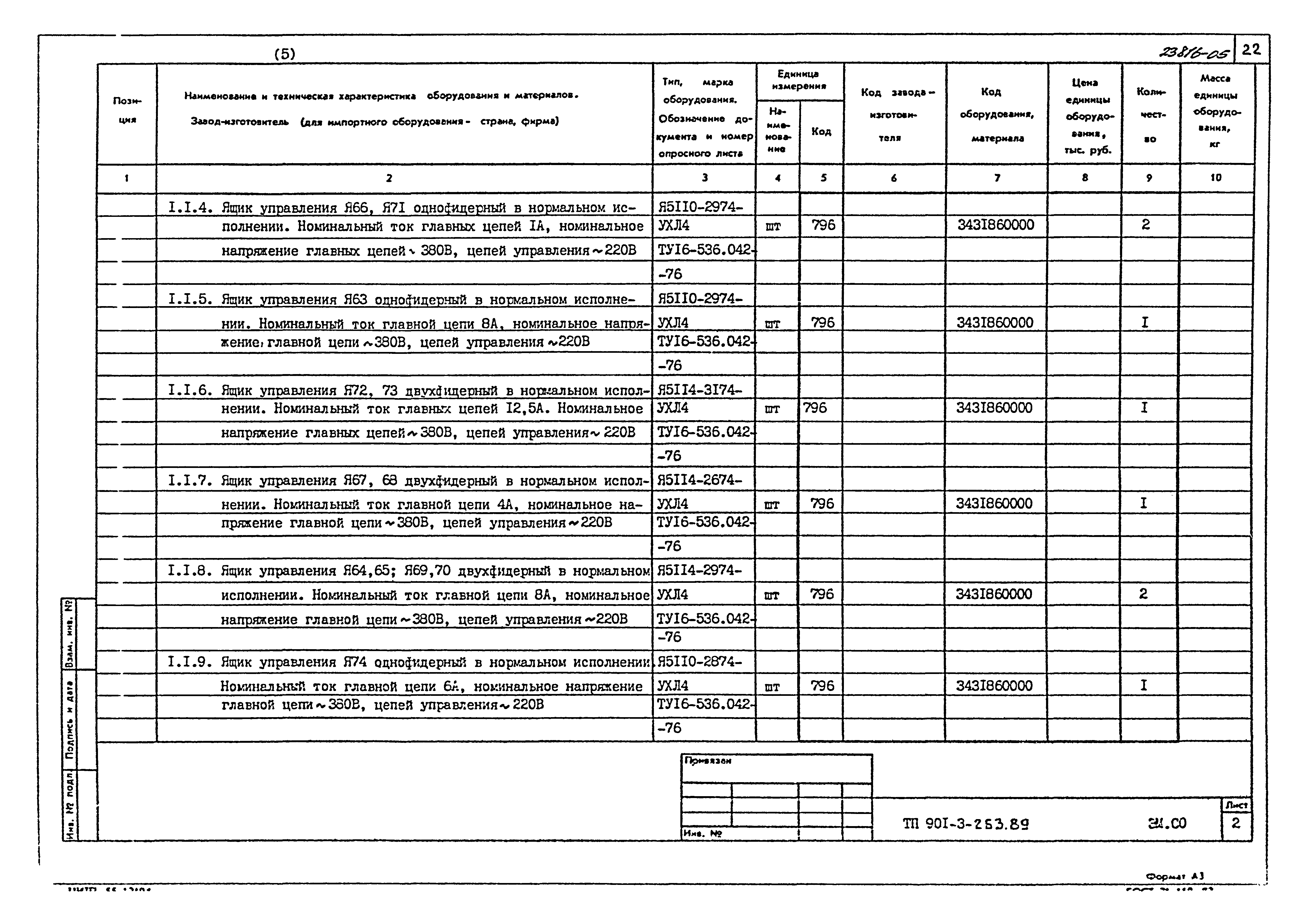 Типовой проект 901-3-263.89