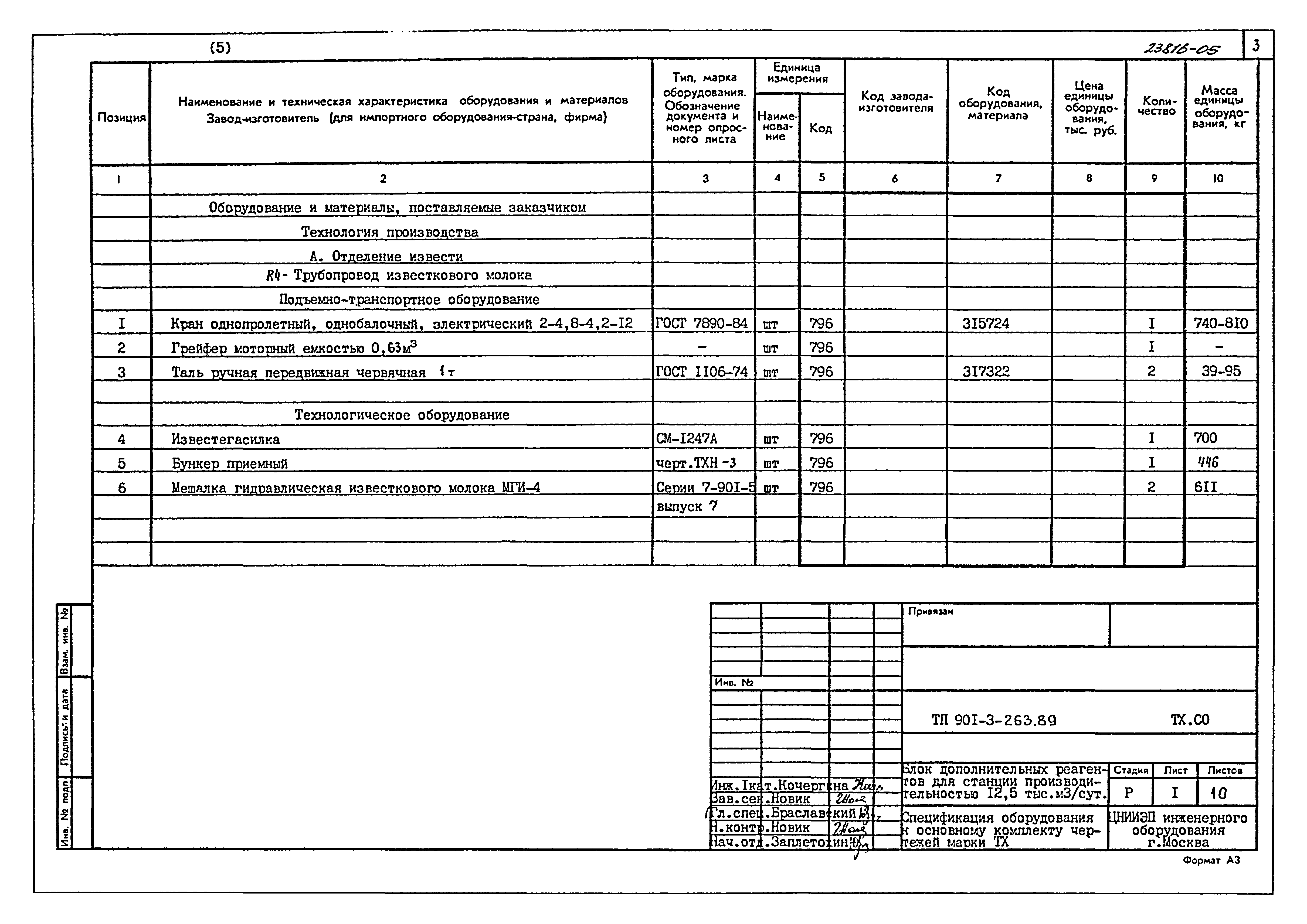 Типовой проект 901-3-263.89
