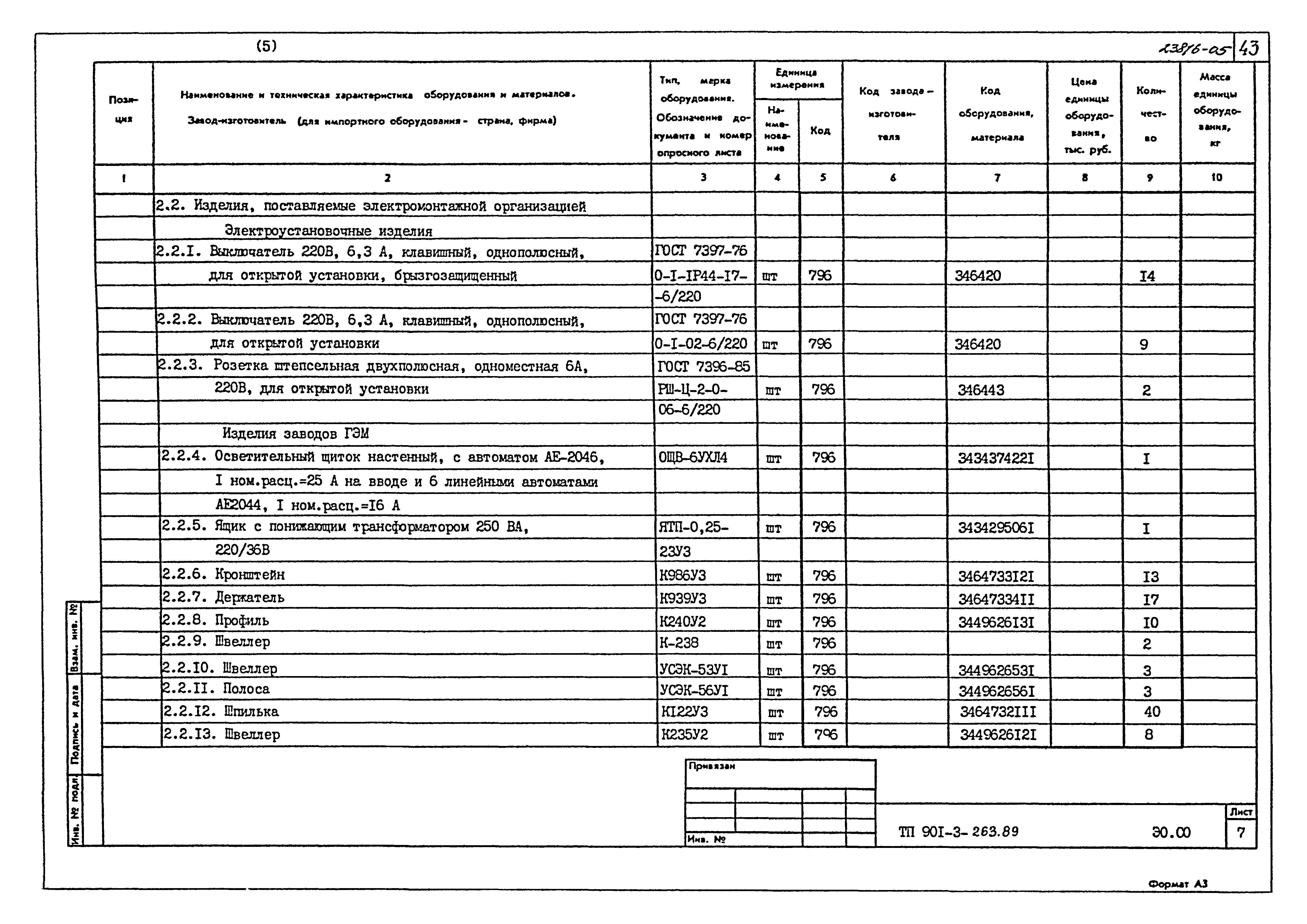 Типовой проект 901-3-263.89