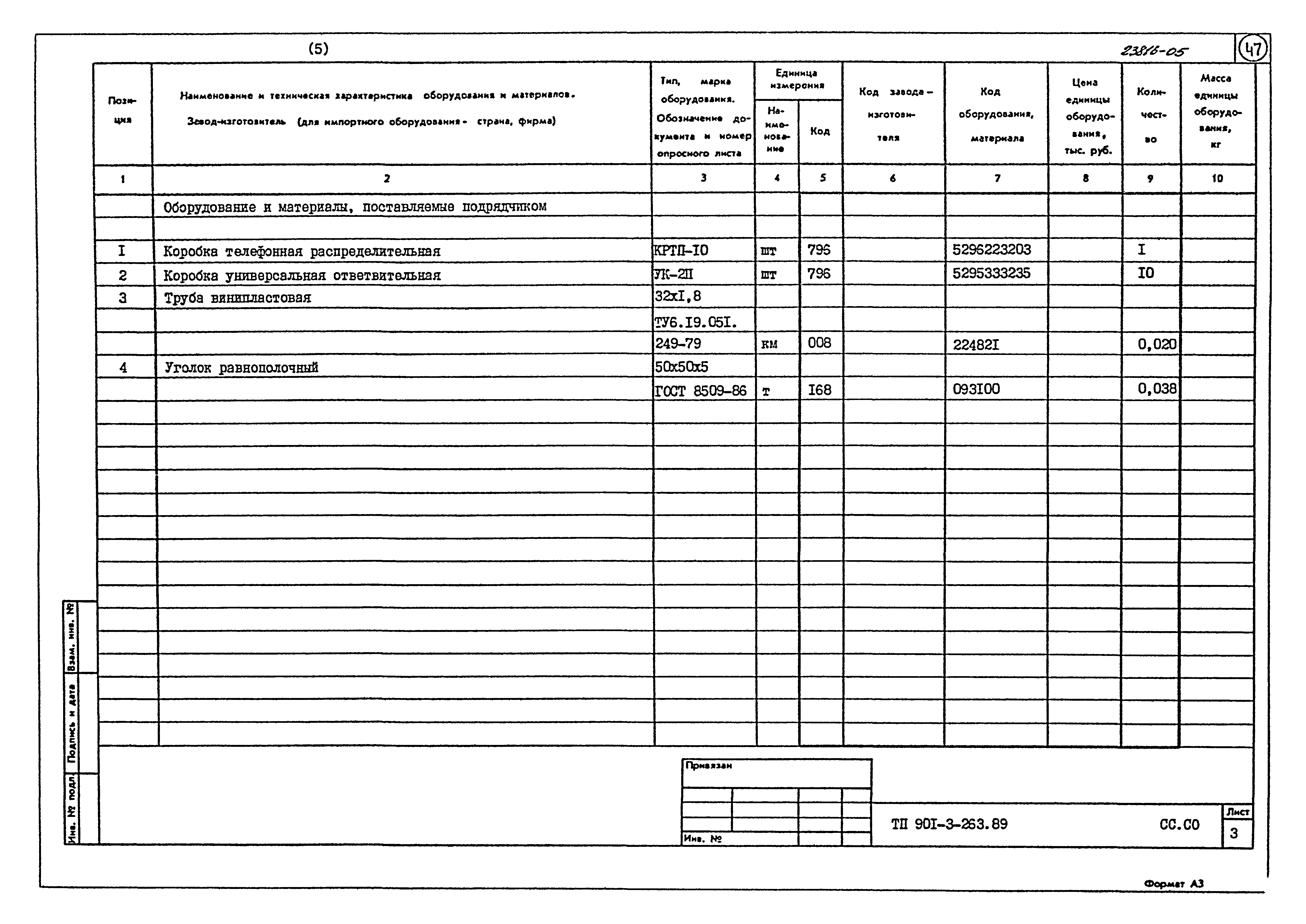 Типовой проект 901-3-263.89