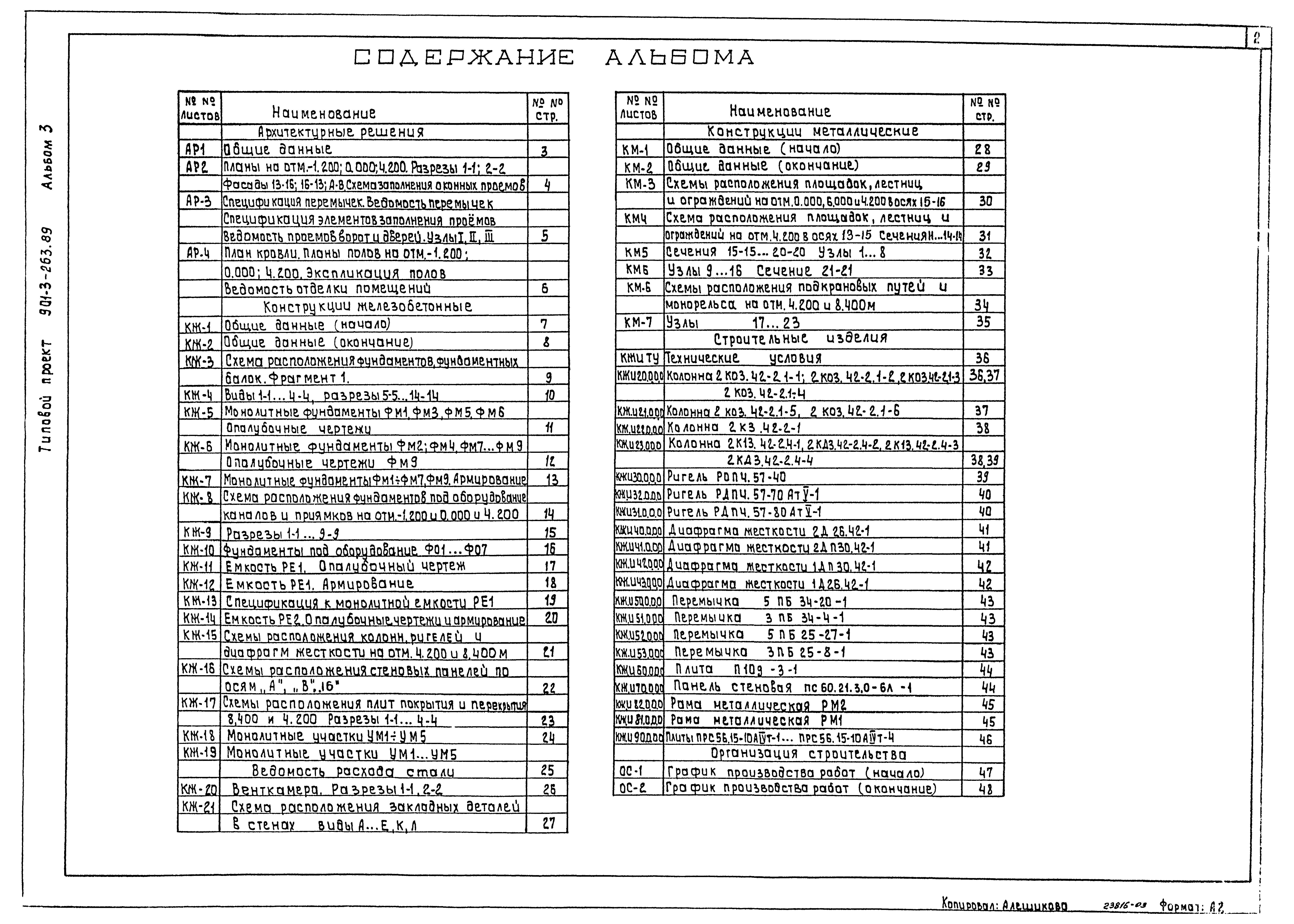 Типовой проект 901-3-263.89