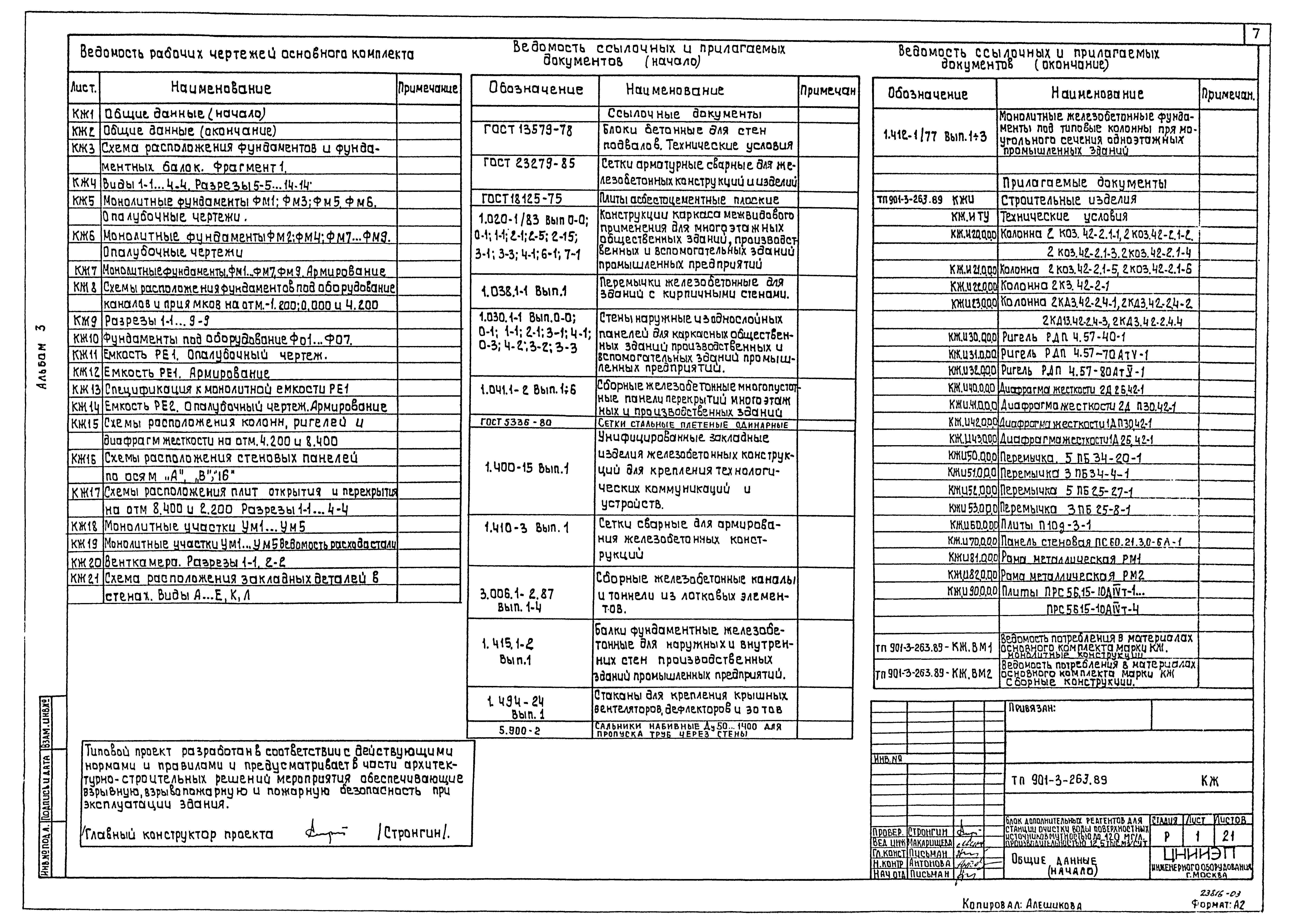 Типовой проект 901-3-263.89