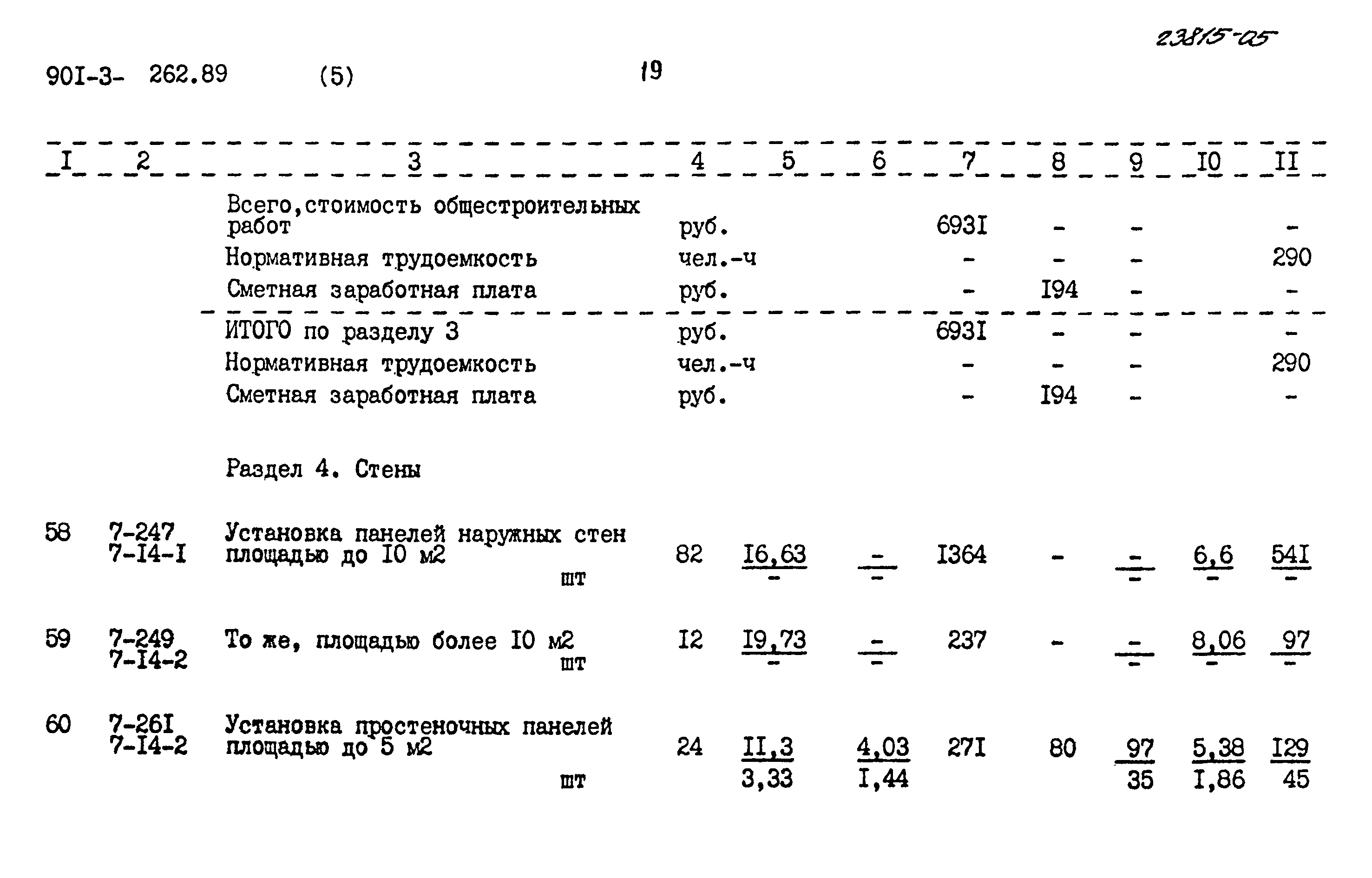 Типовой проект 901-3-262.89