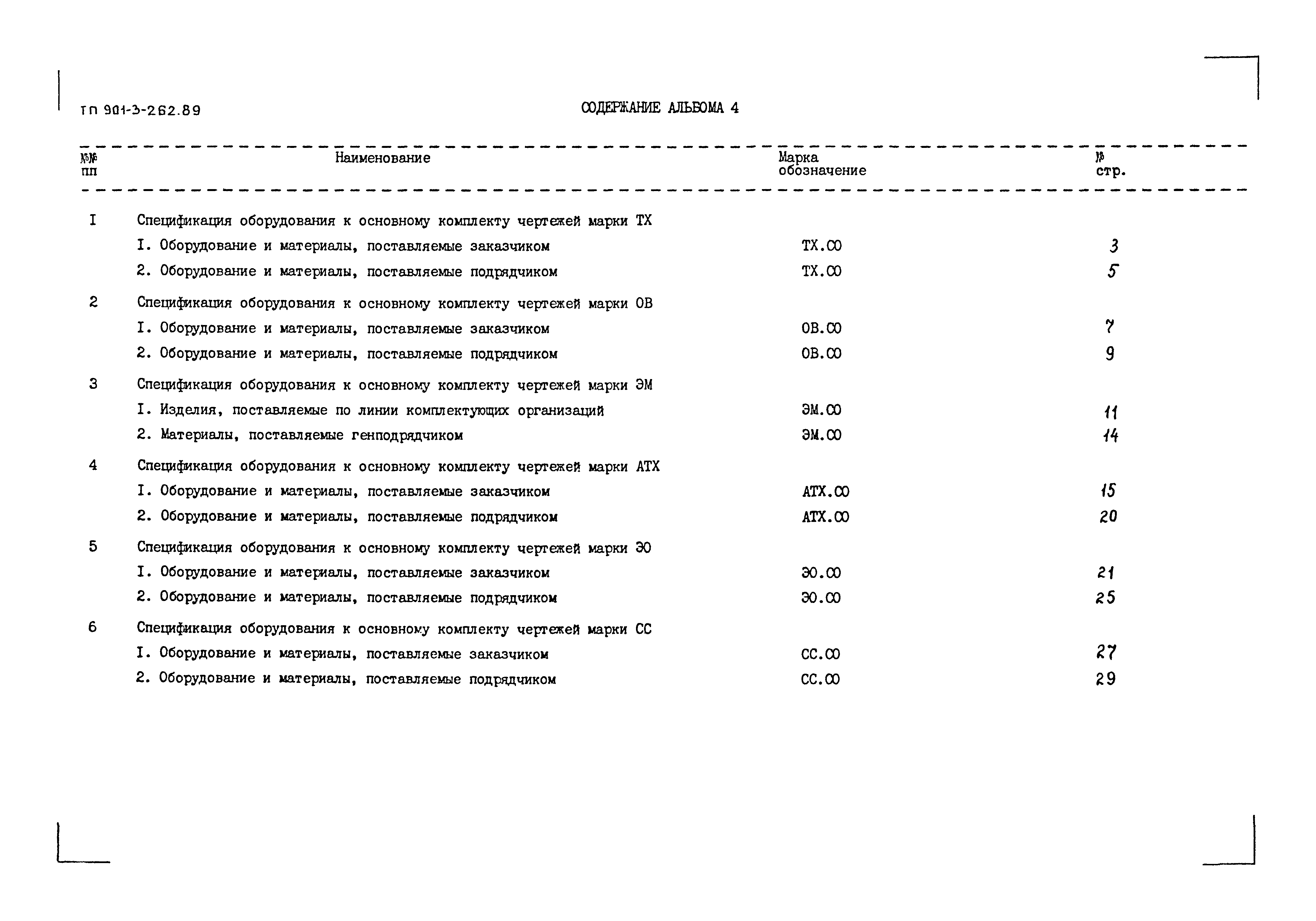 Типовой проект 901-3-262.89