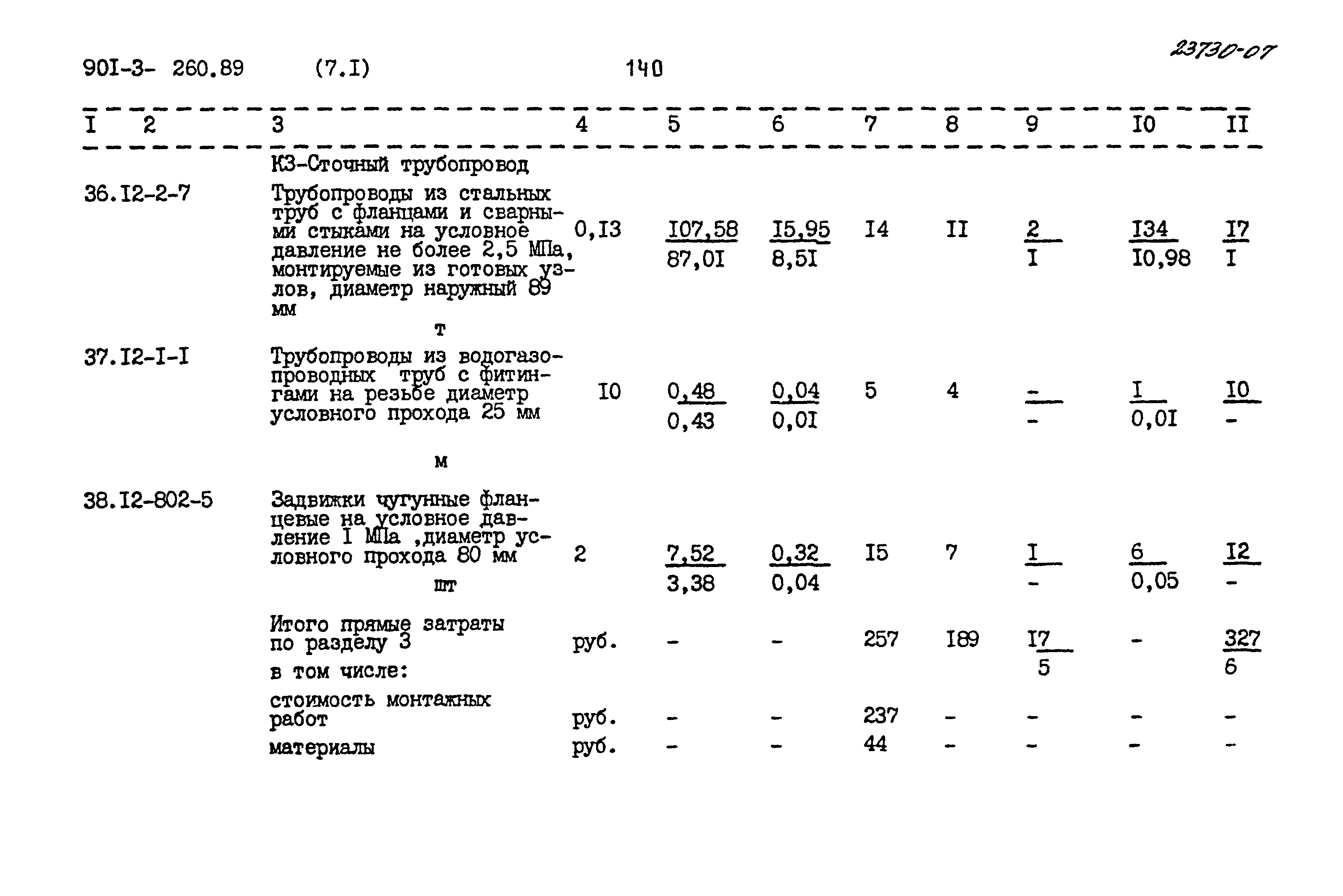 Типовой проект 901-3-260.89