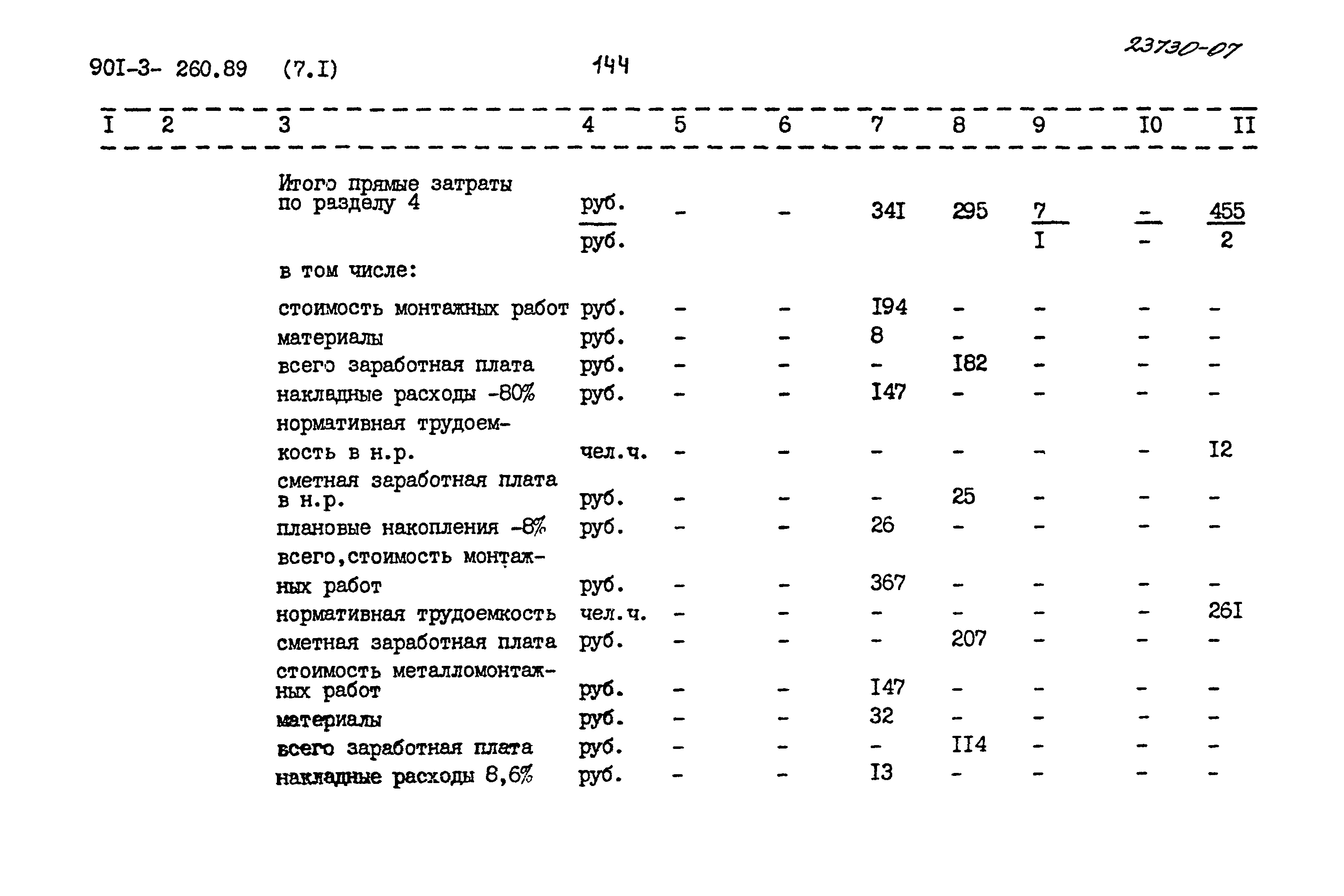 Типовой проект 901-3-260.89