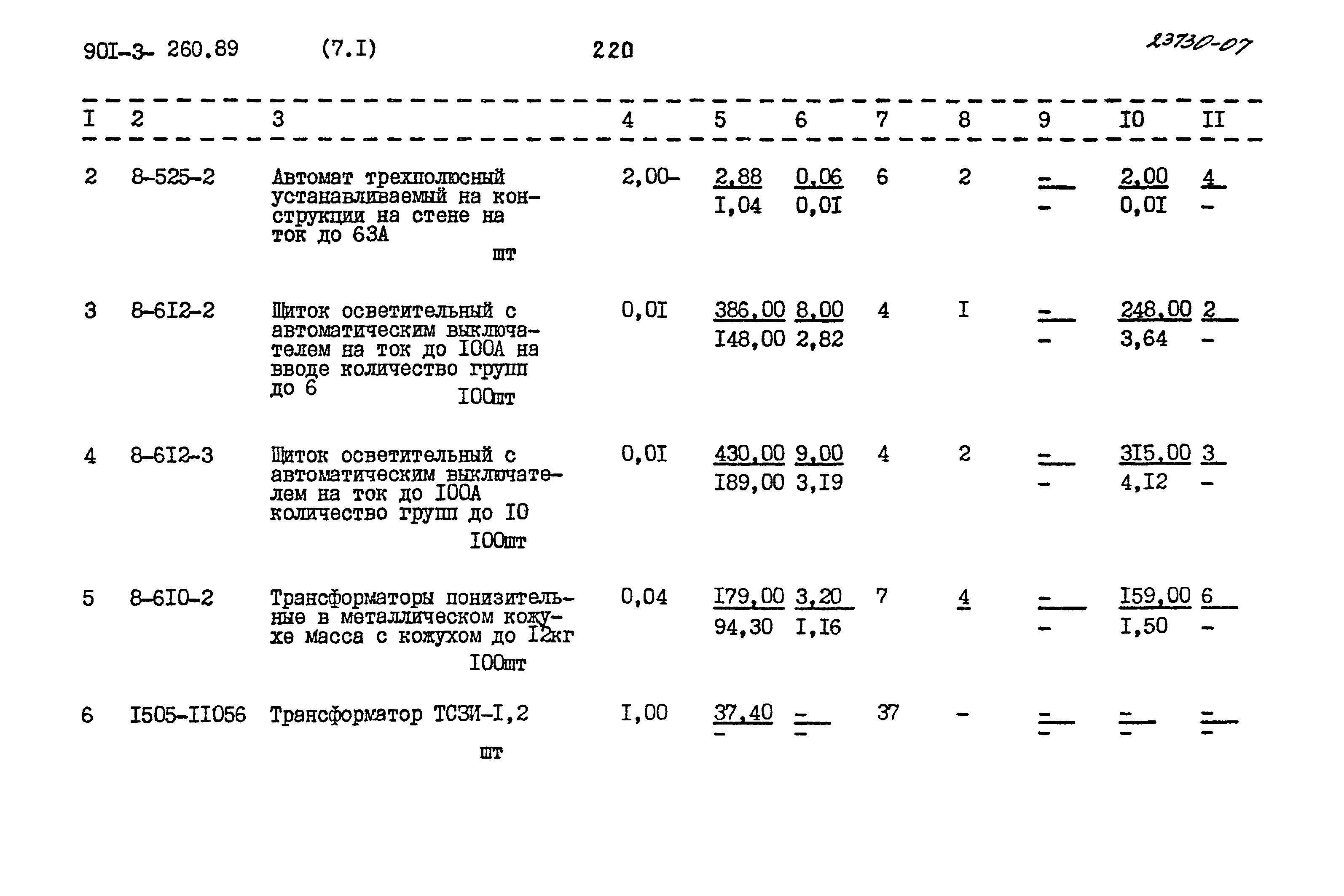 Типовой проект 901-3-260.89