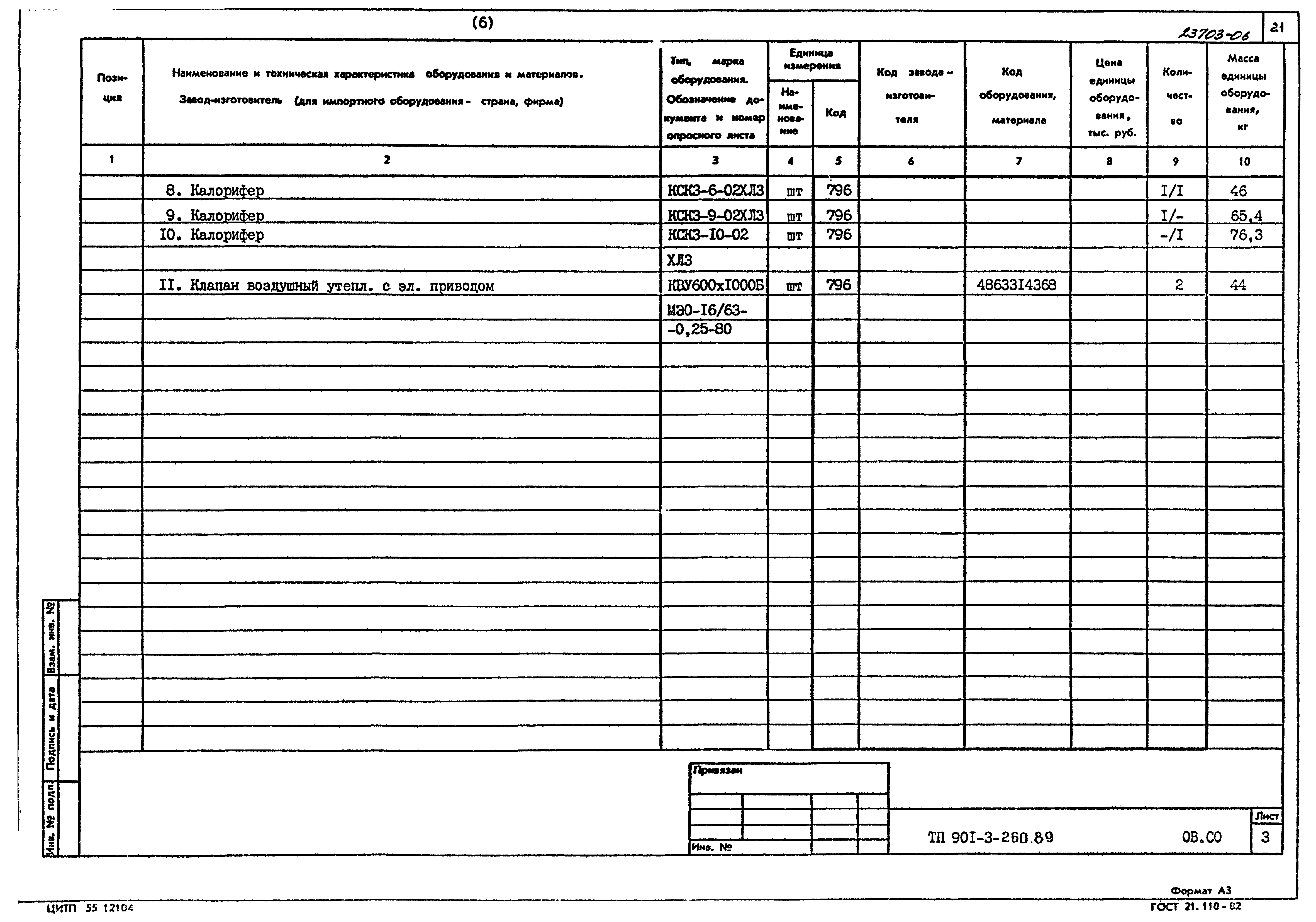 Типовой проект 901-3-260.89