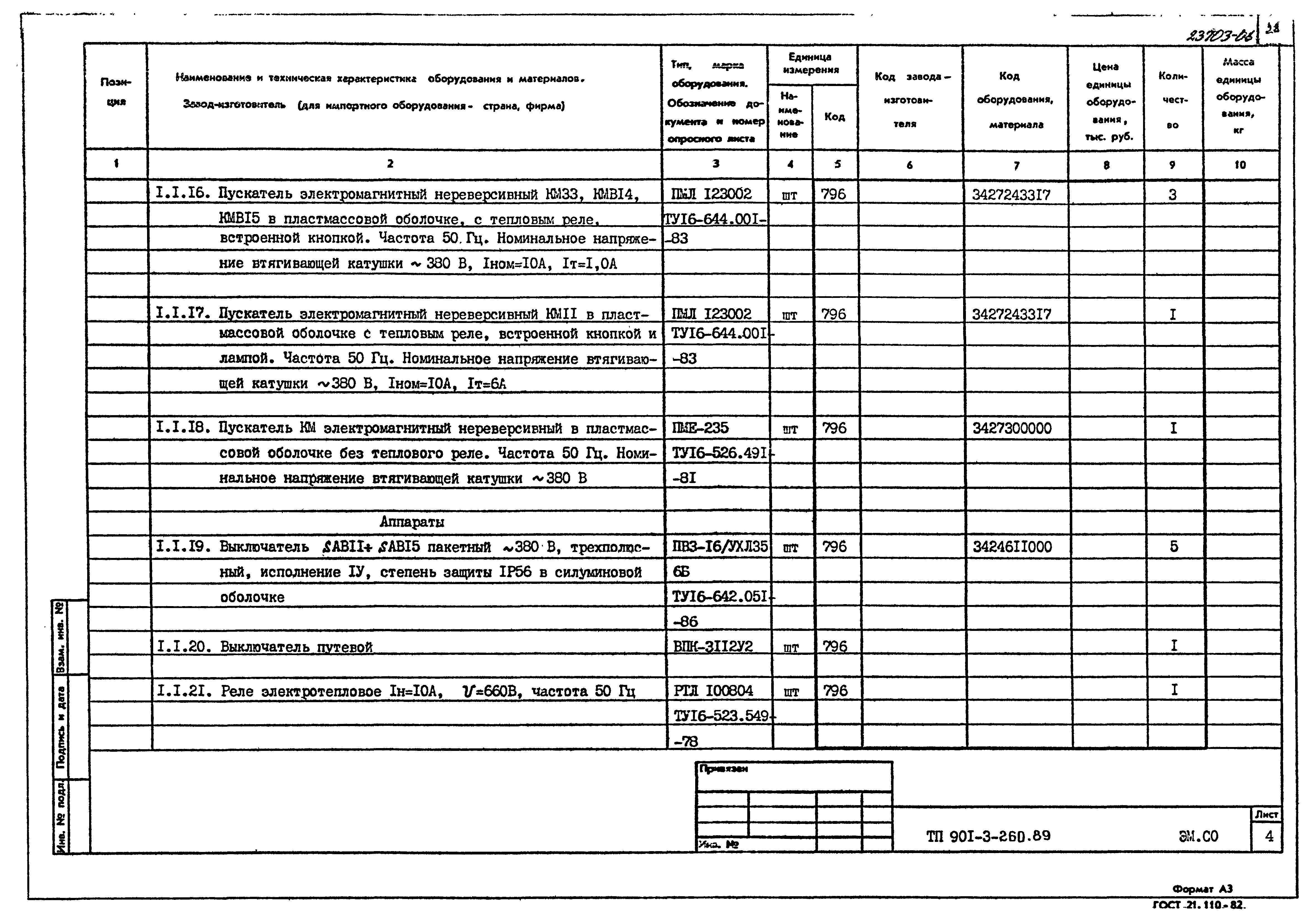 Типовой проект 901-3-260.89