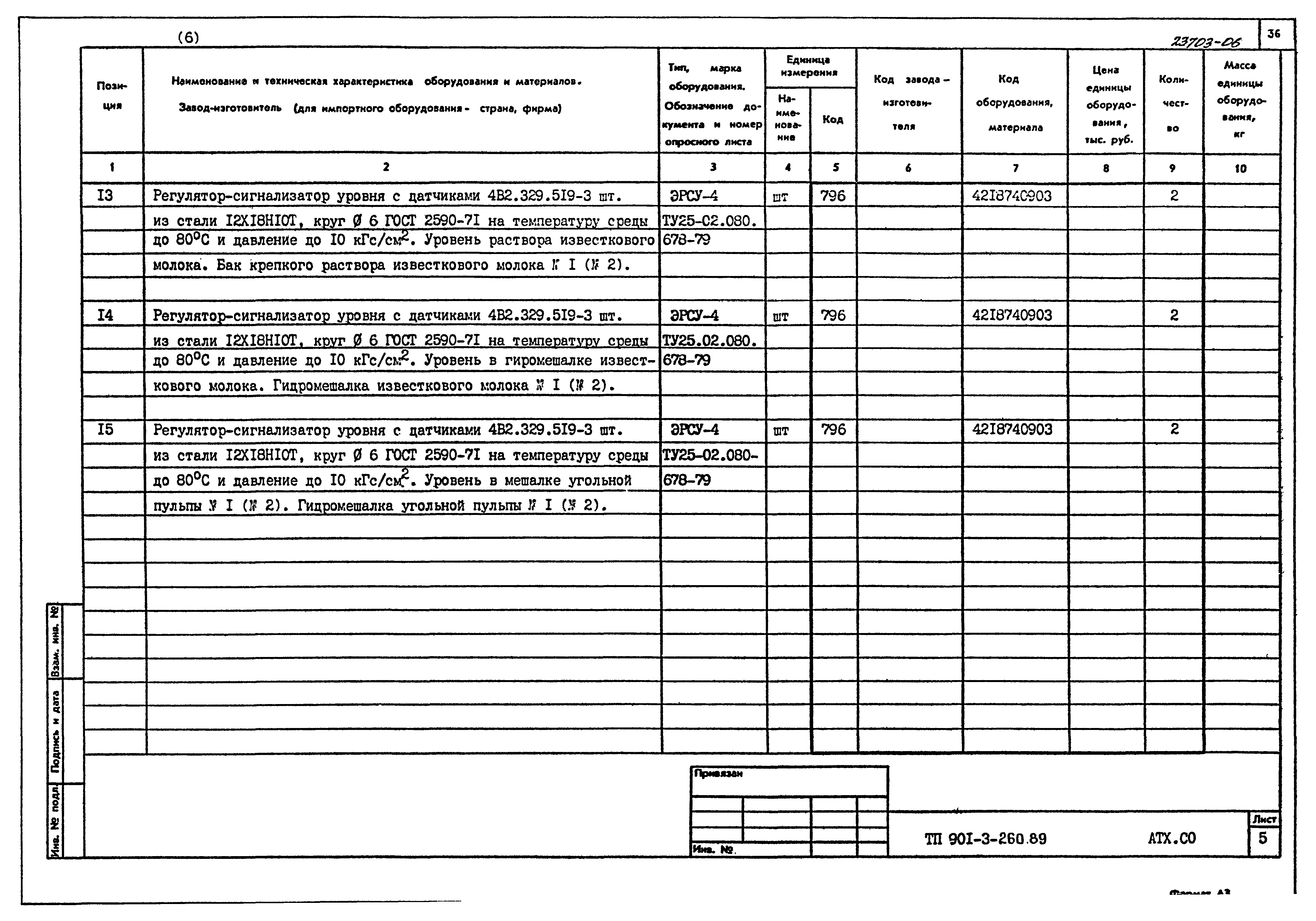 Типовой проект 901-3-260.89