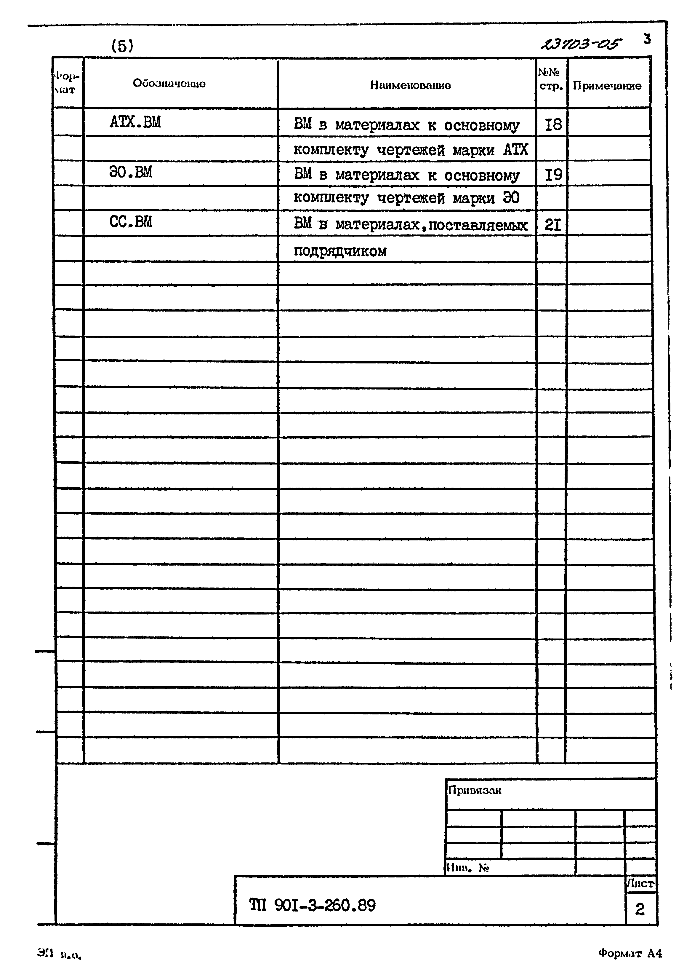 Типовой проект 901-3-260.89