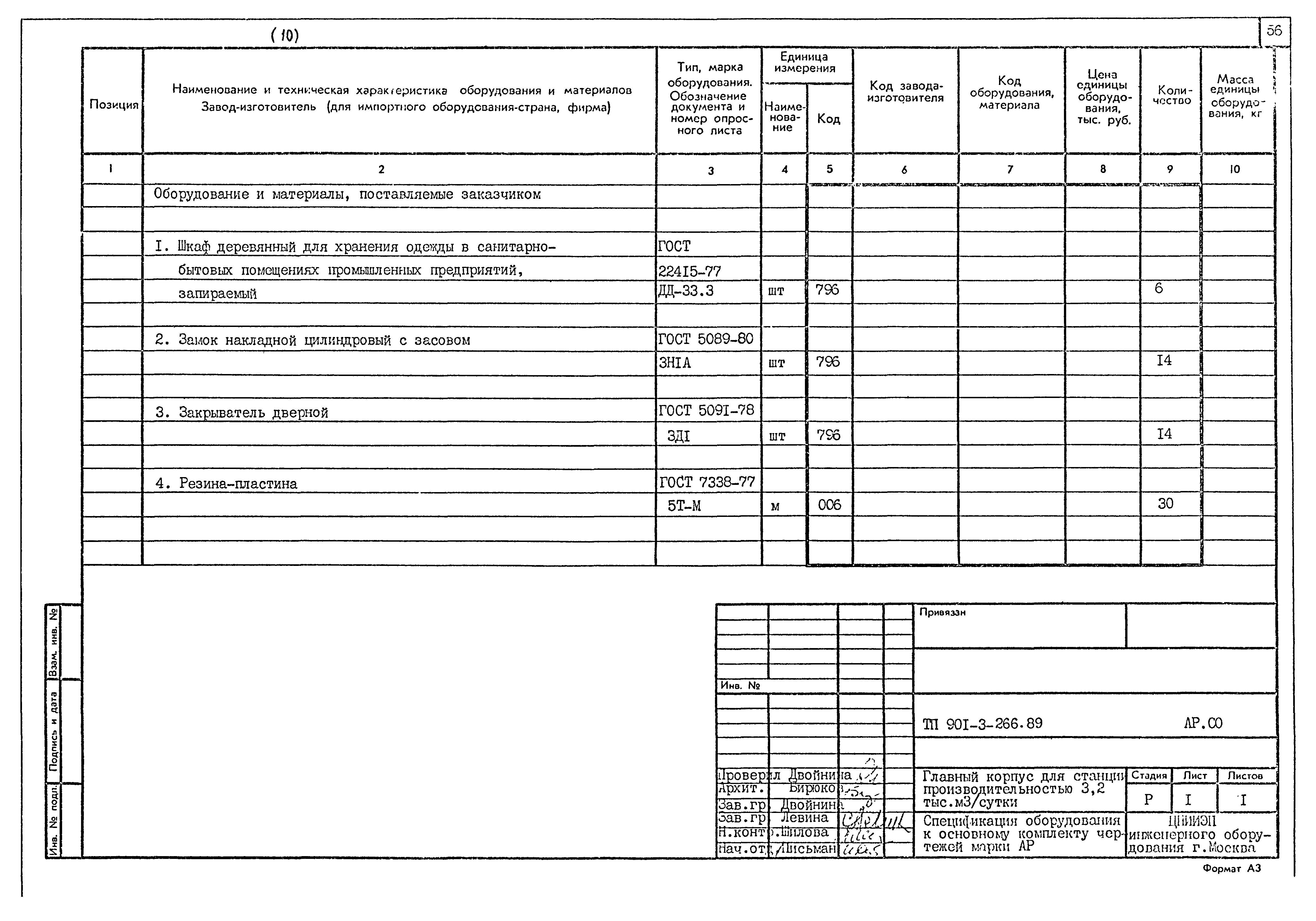 Типовой проект 901-3-266.89