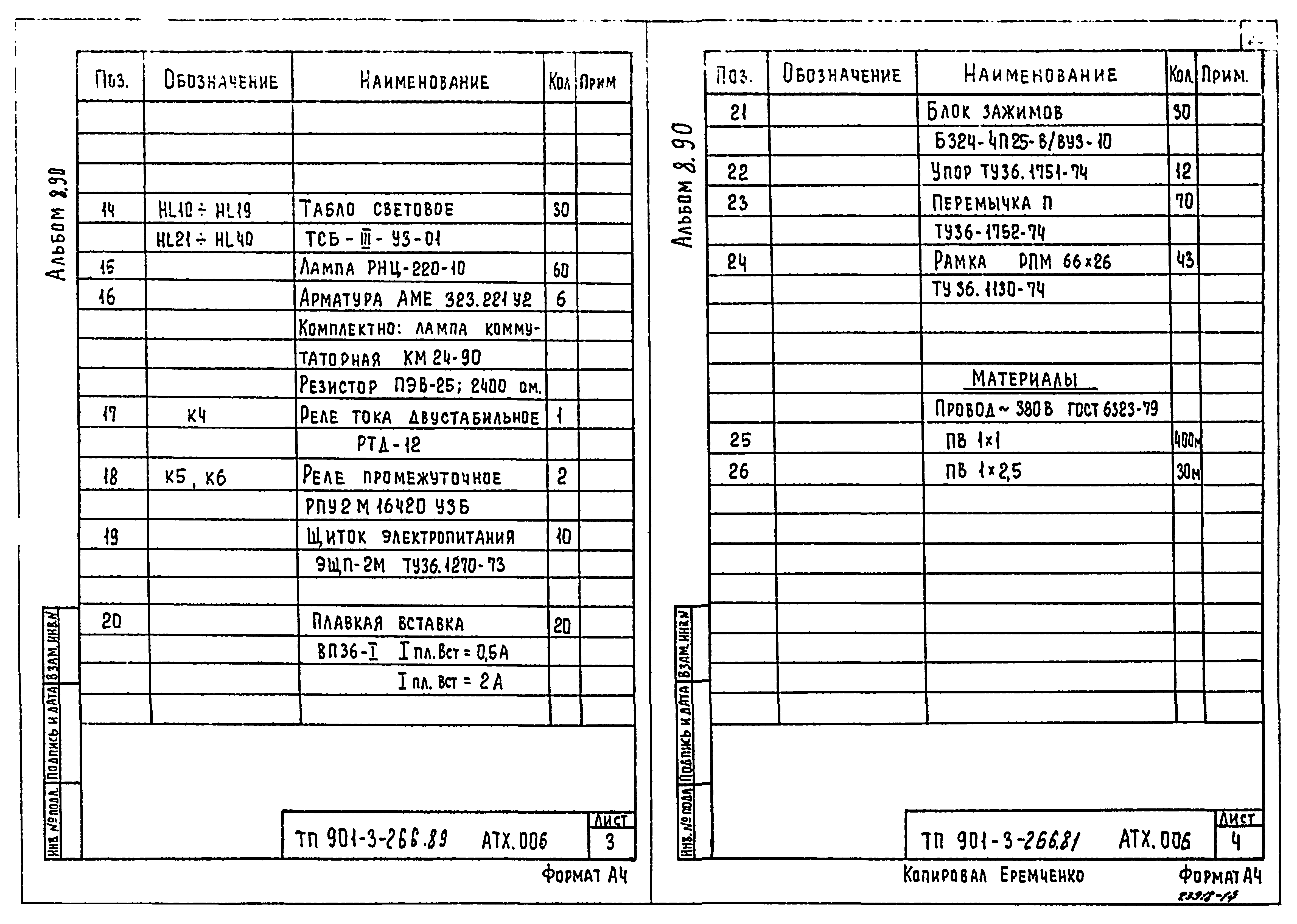 Типовой проект 901-3-266.89