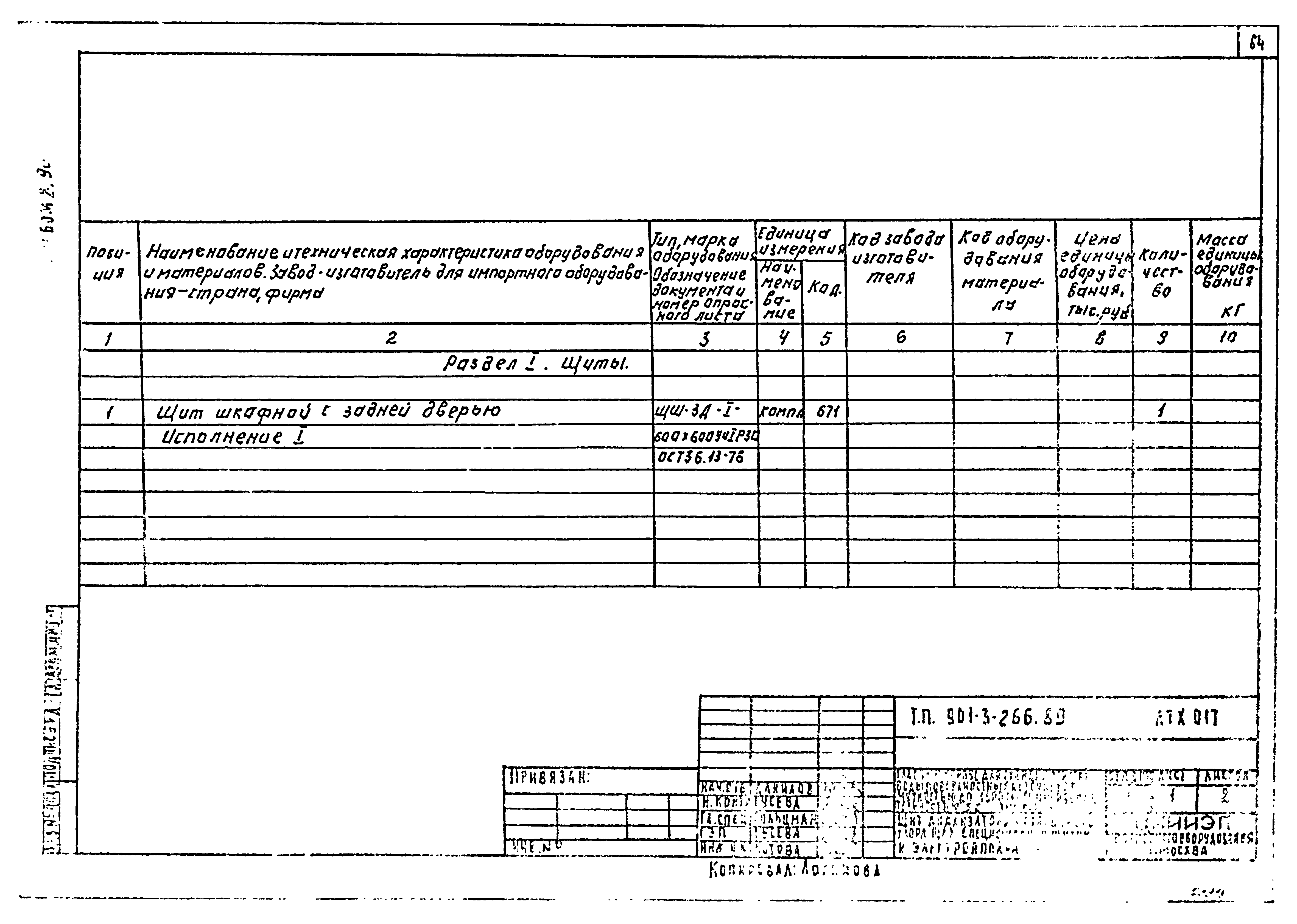Типовой проект 901-3-266.89