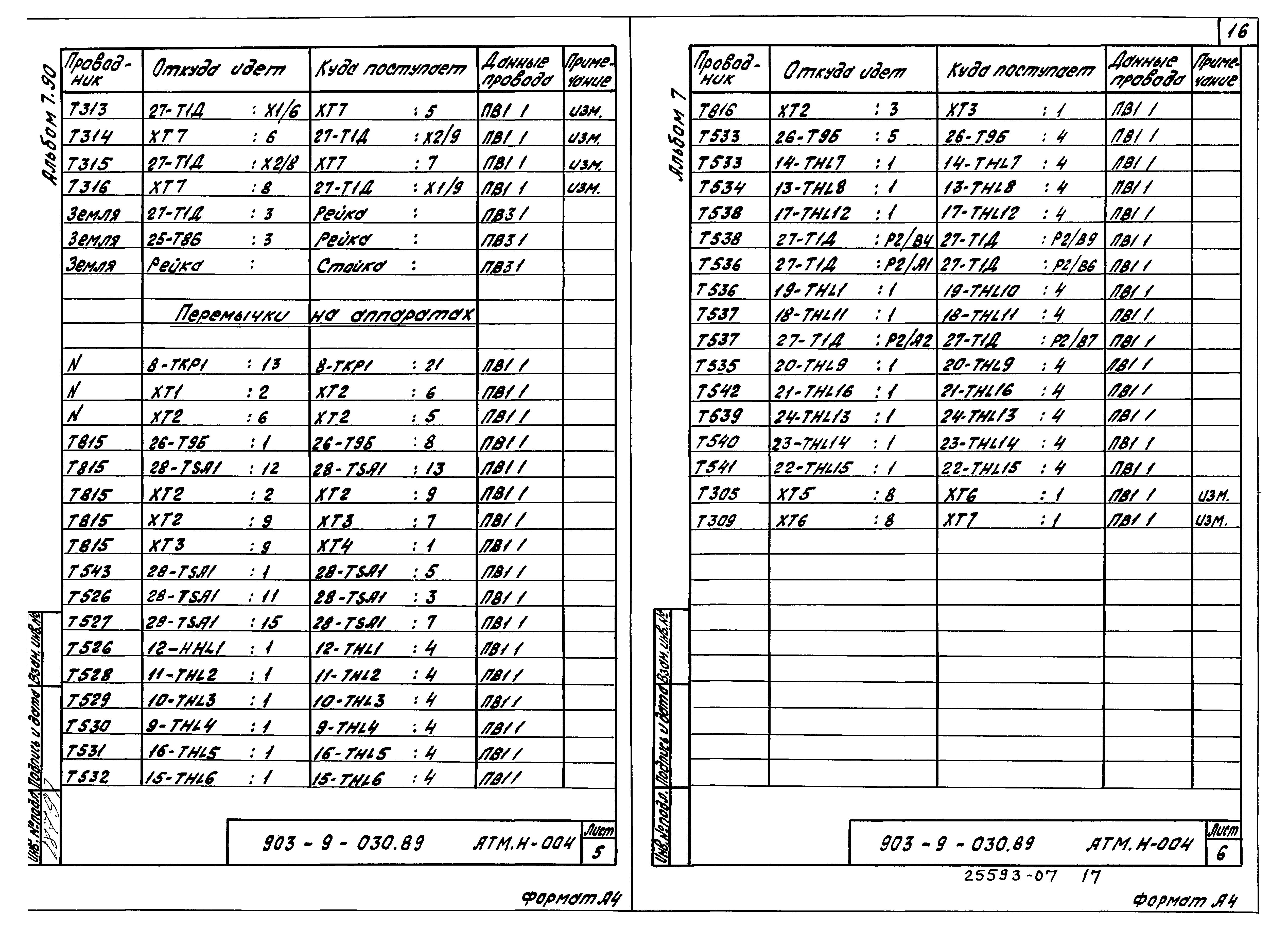 Типовые проектные решения 903-9-030.89