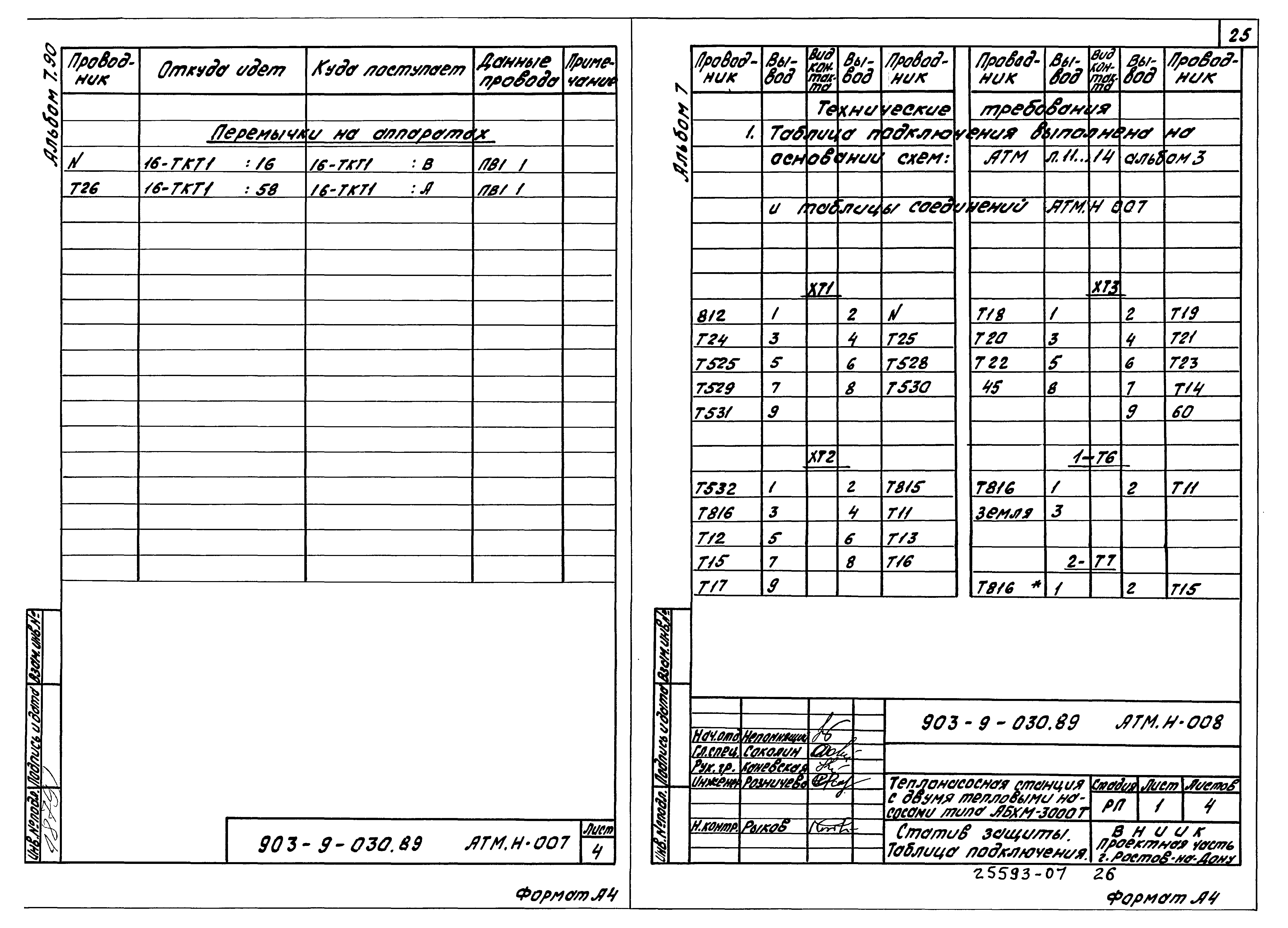 Типовые проектные решения 903-9-030.89