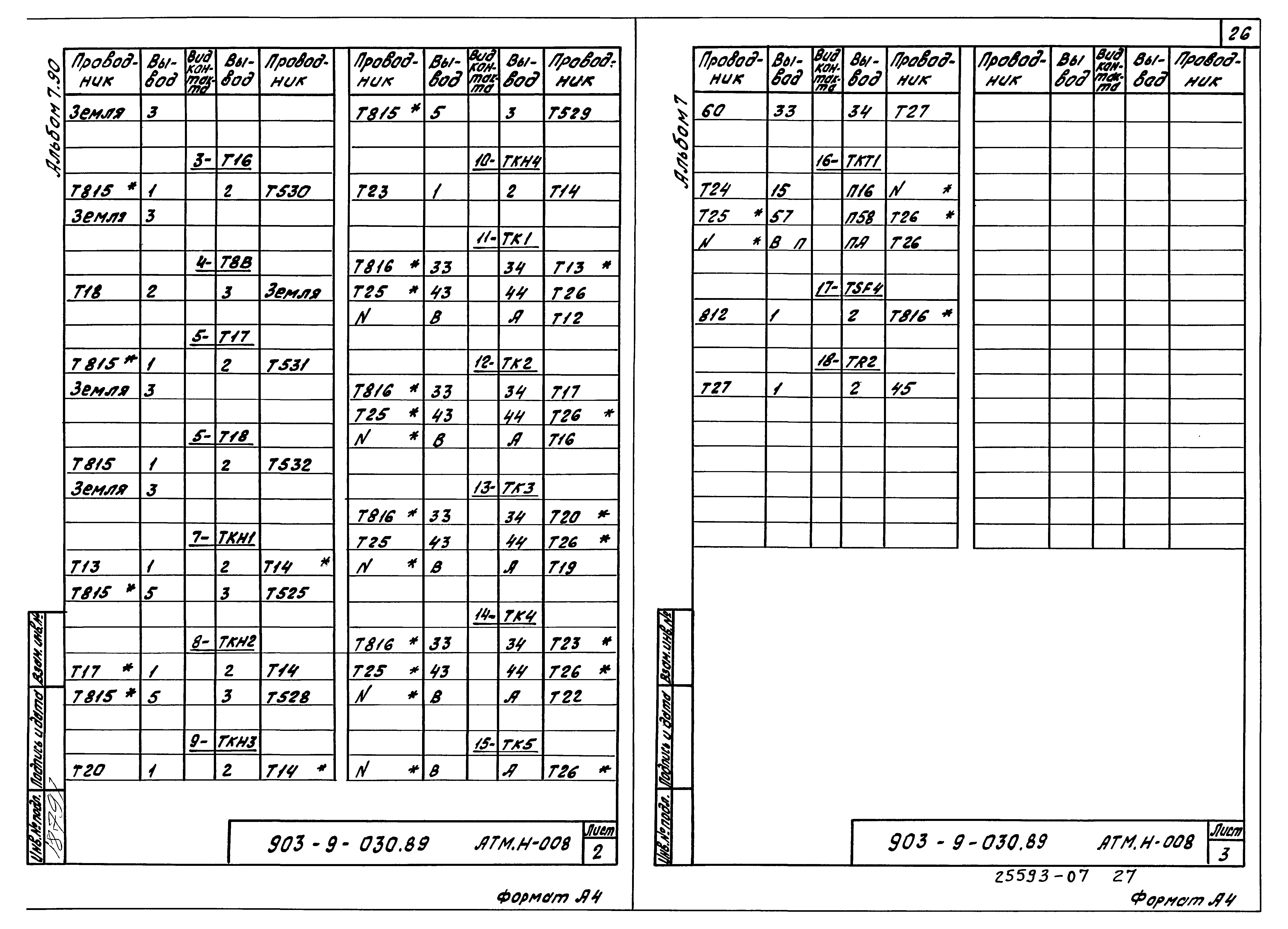 Типовые проектные решения 903-9-030.89