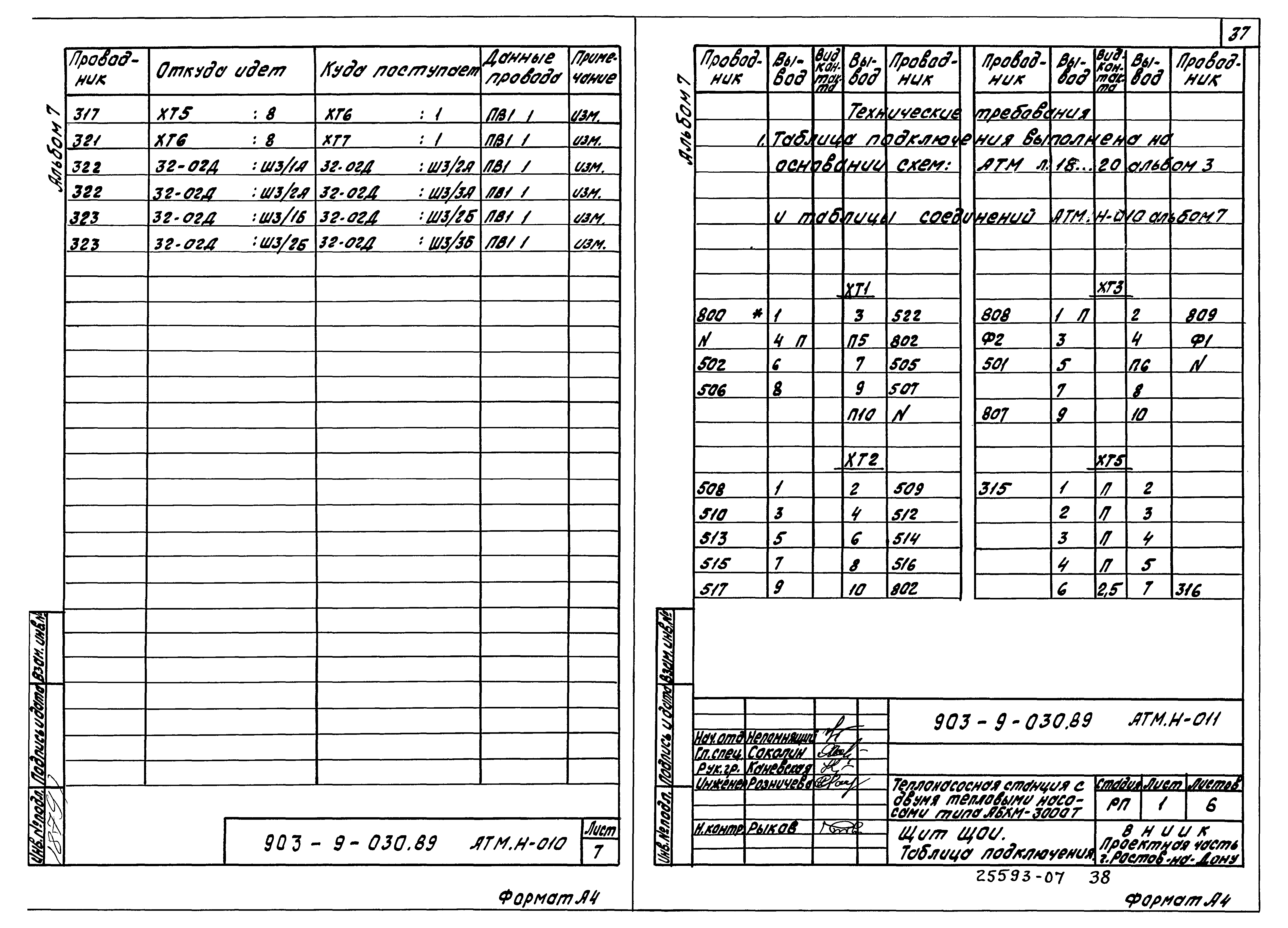 Типовые проектные решения 903-9-030.89