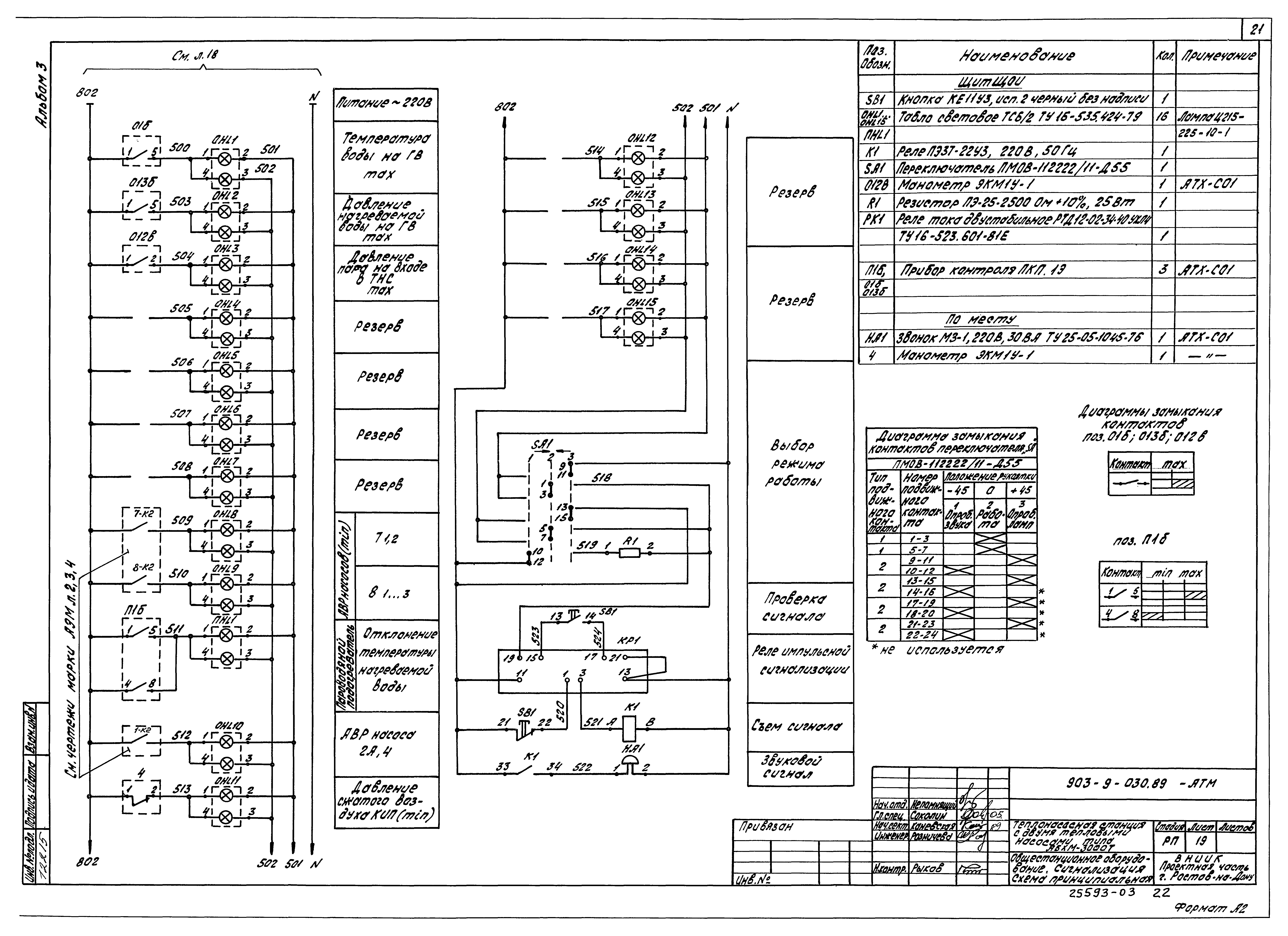 Типовые проектные решения 903-9-030.89