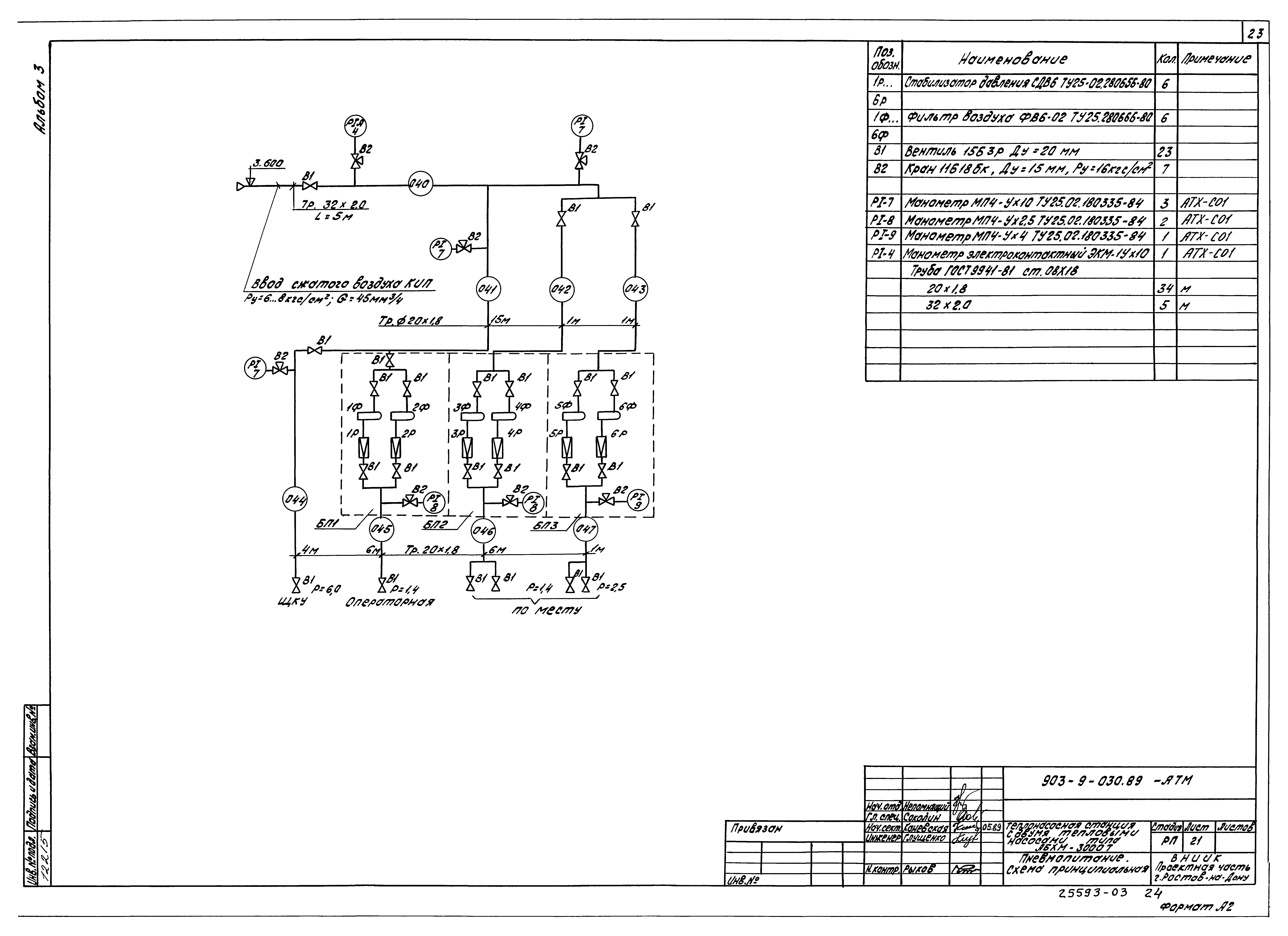 Типовые проектные решения 903-9-030.89