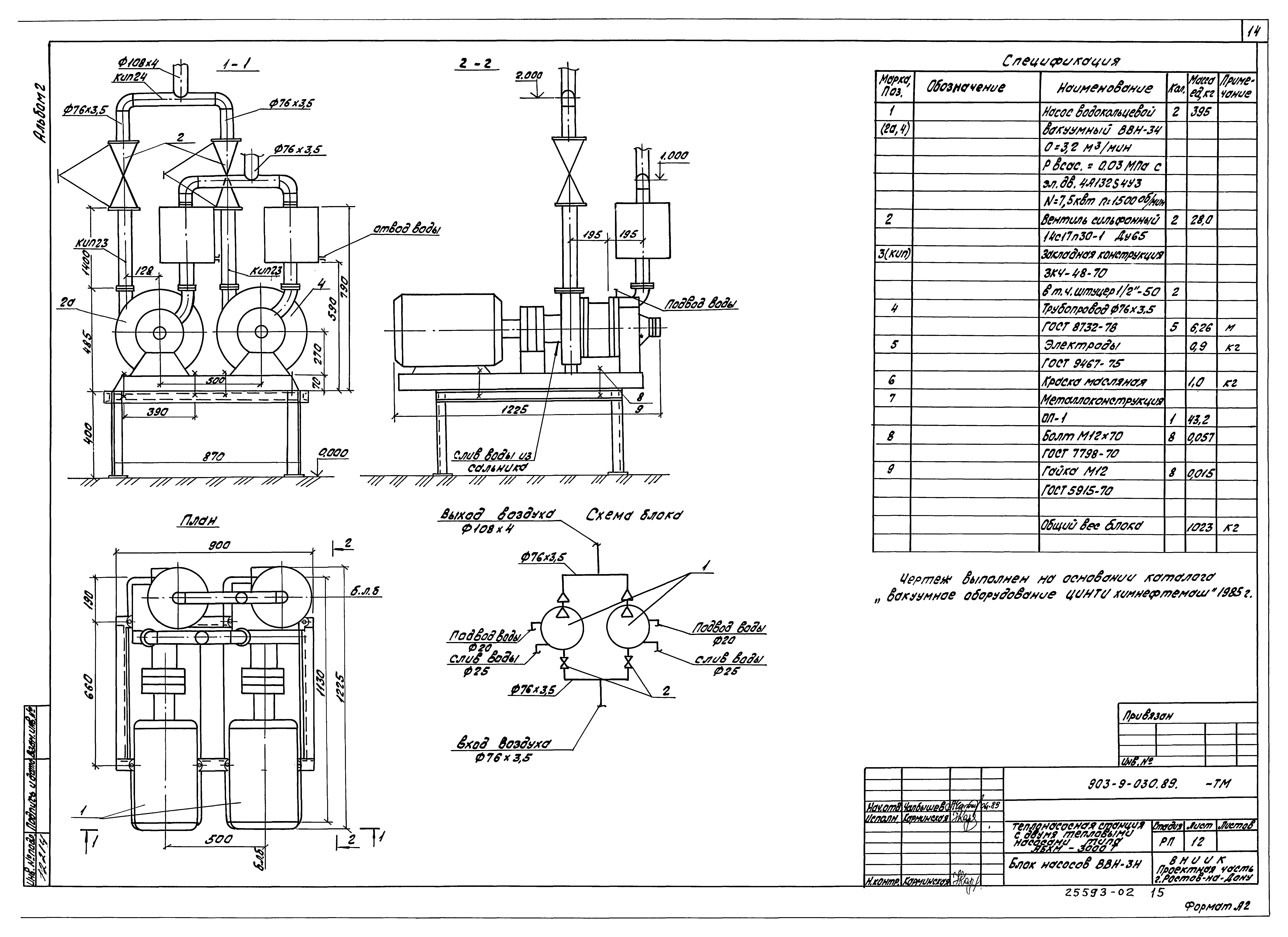 Типовые проектные решения 903-9-030.89