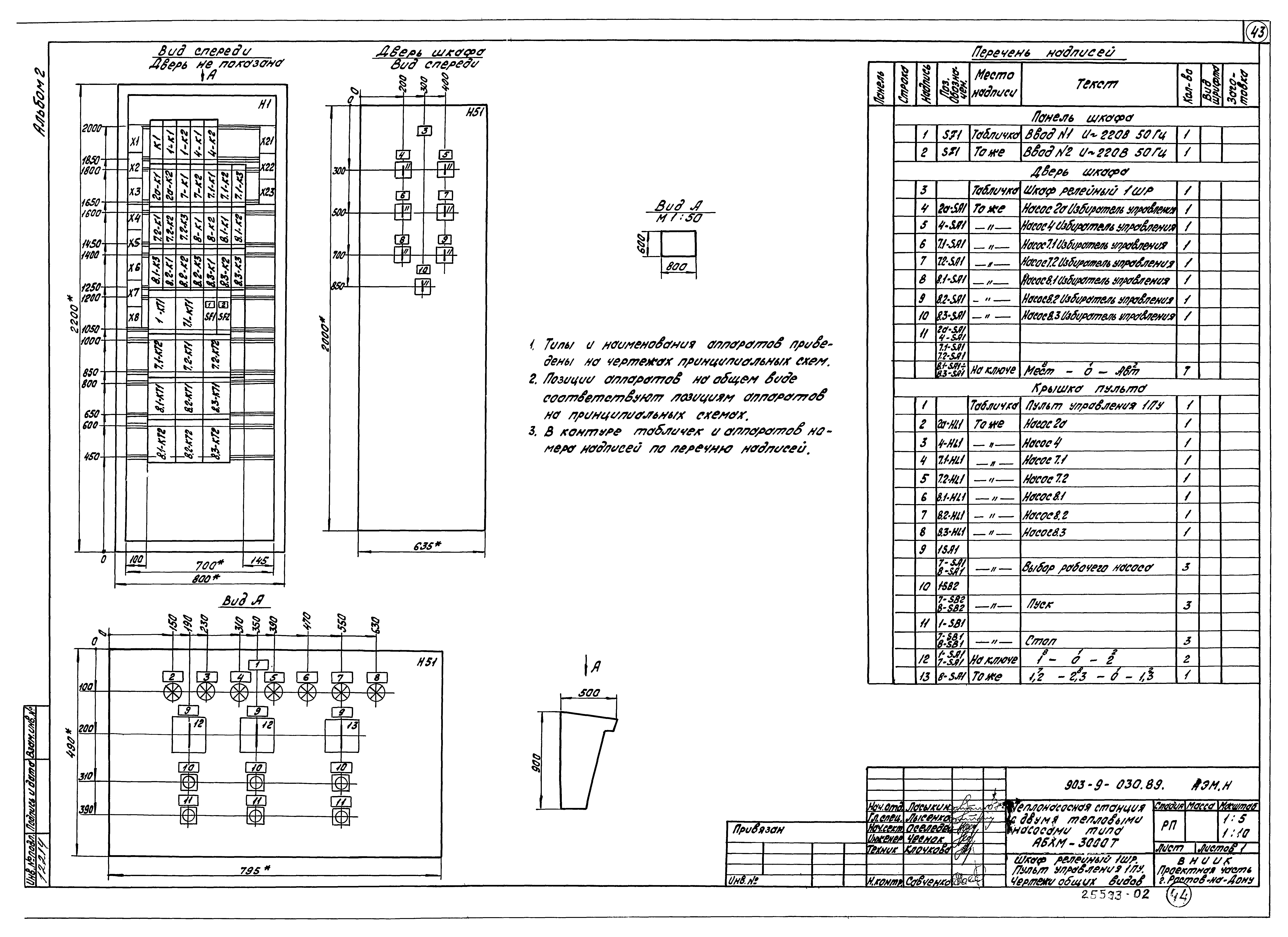 Типовые проектные решения 903-9-030.89