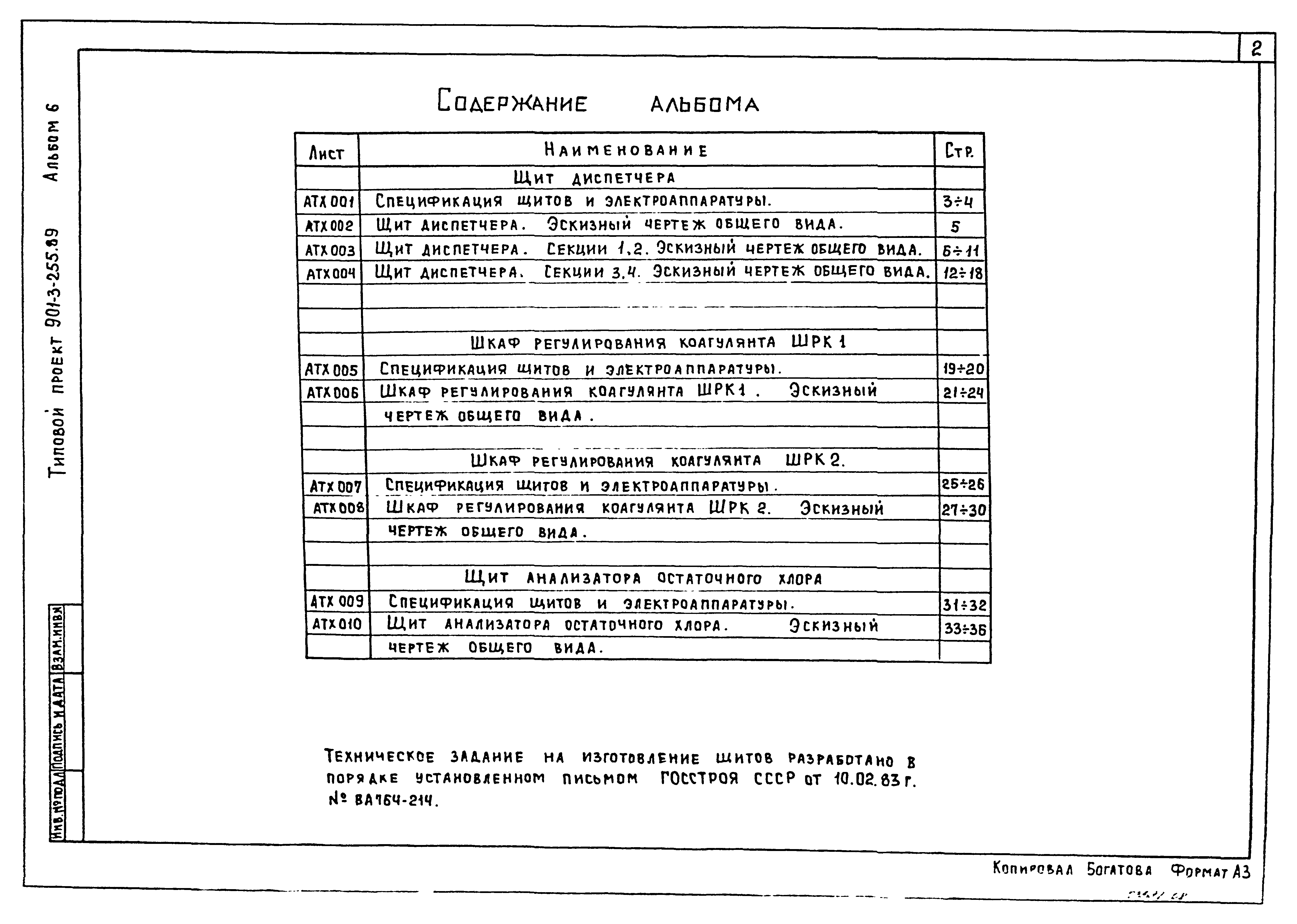 Типовой проект 901-3-255.89