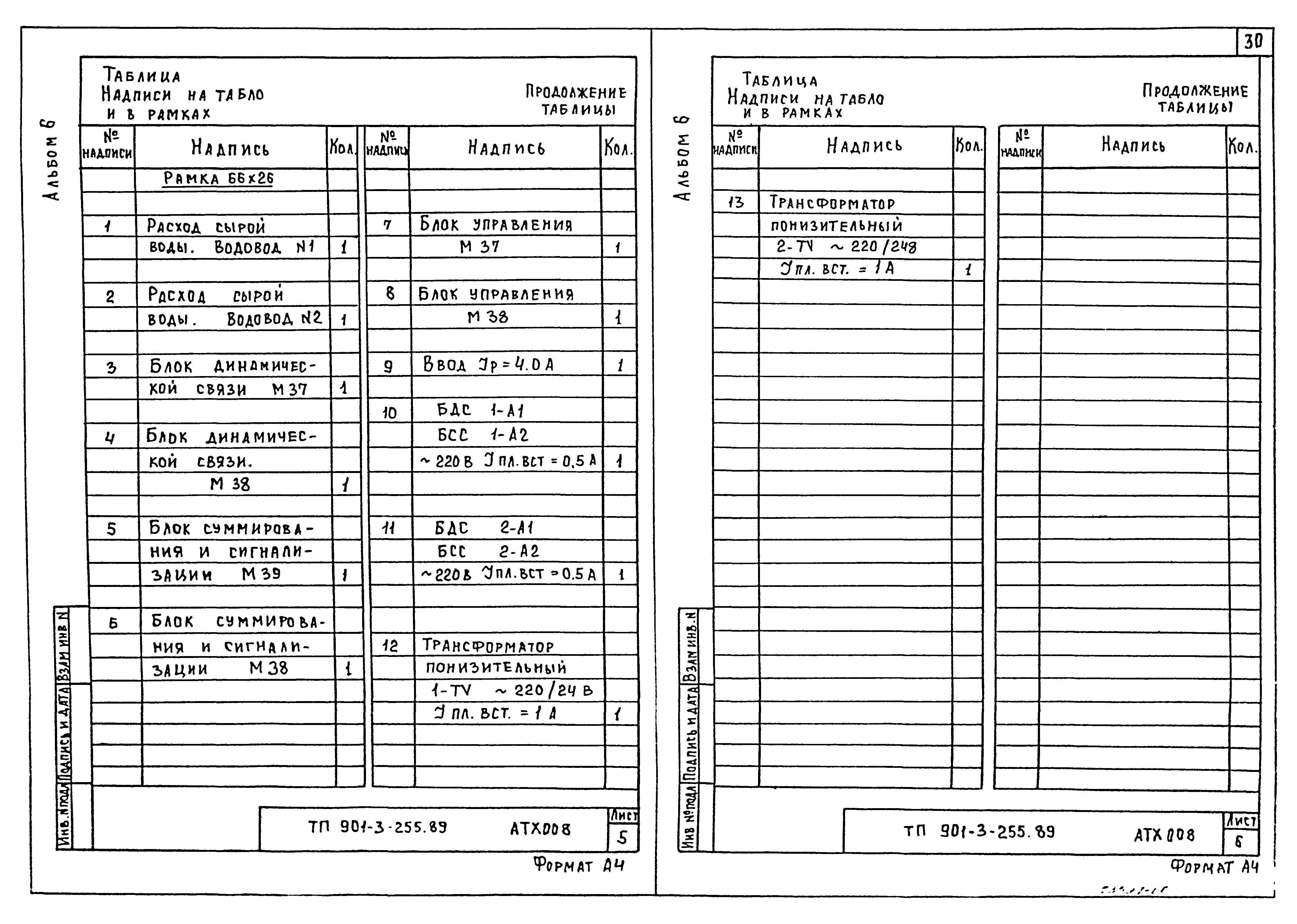 Типовой проект 901-3-255.89