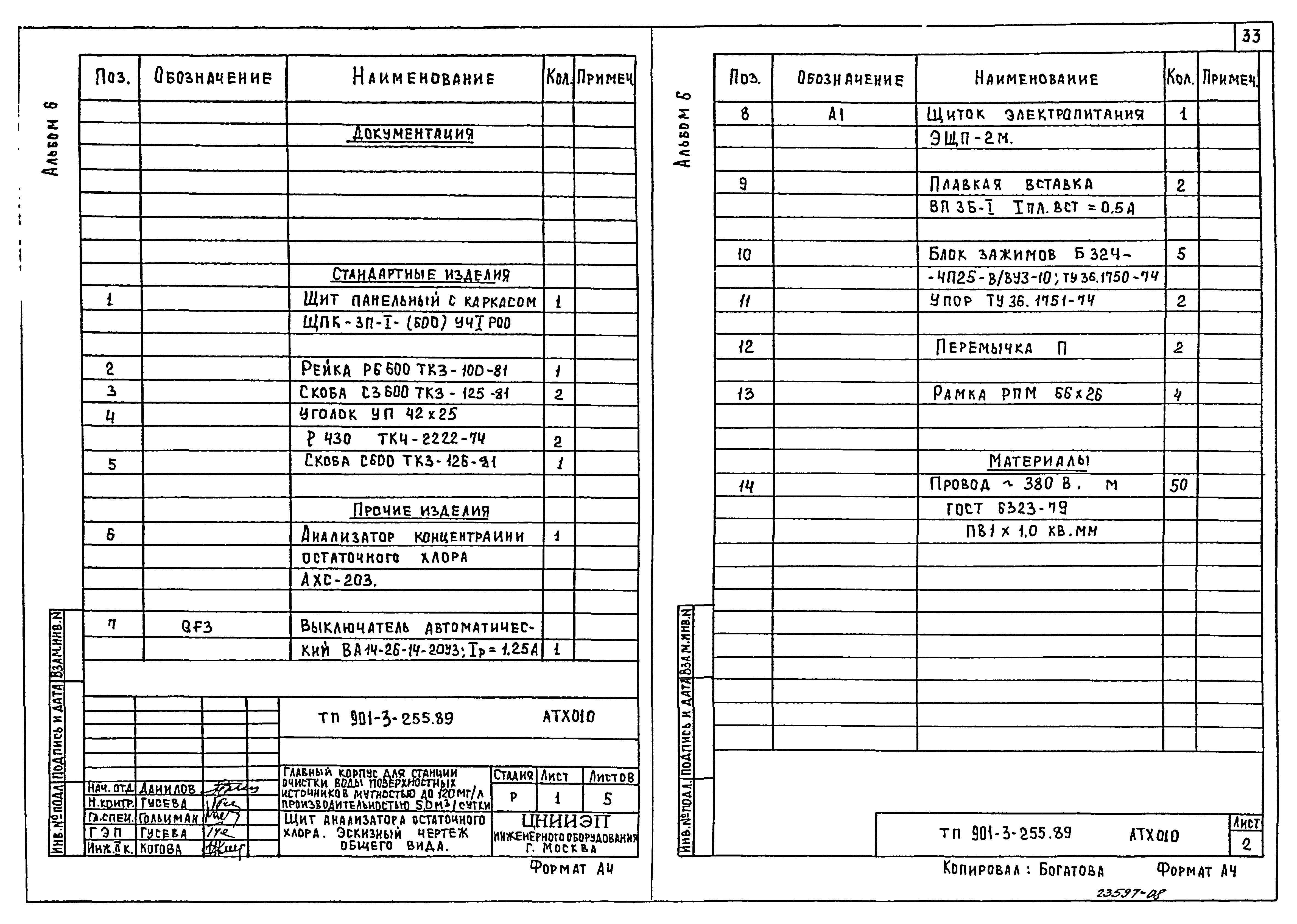 Типовой проект 901-3-255.89