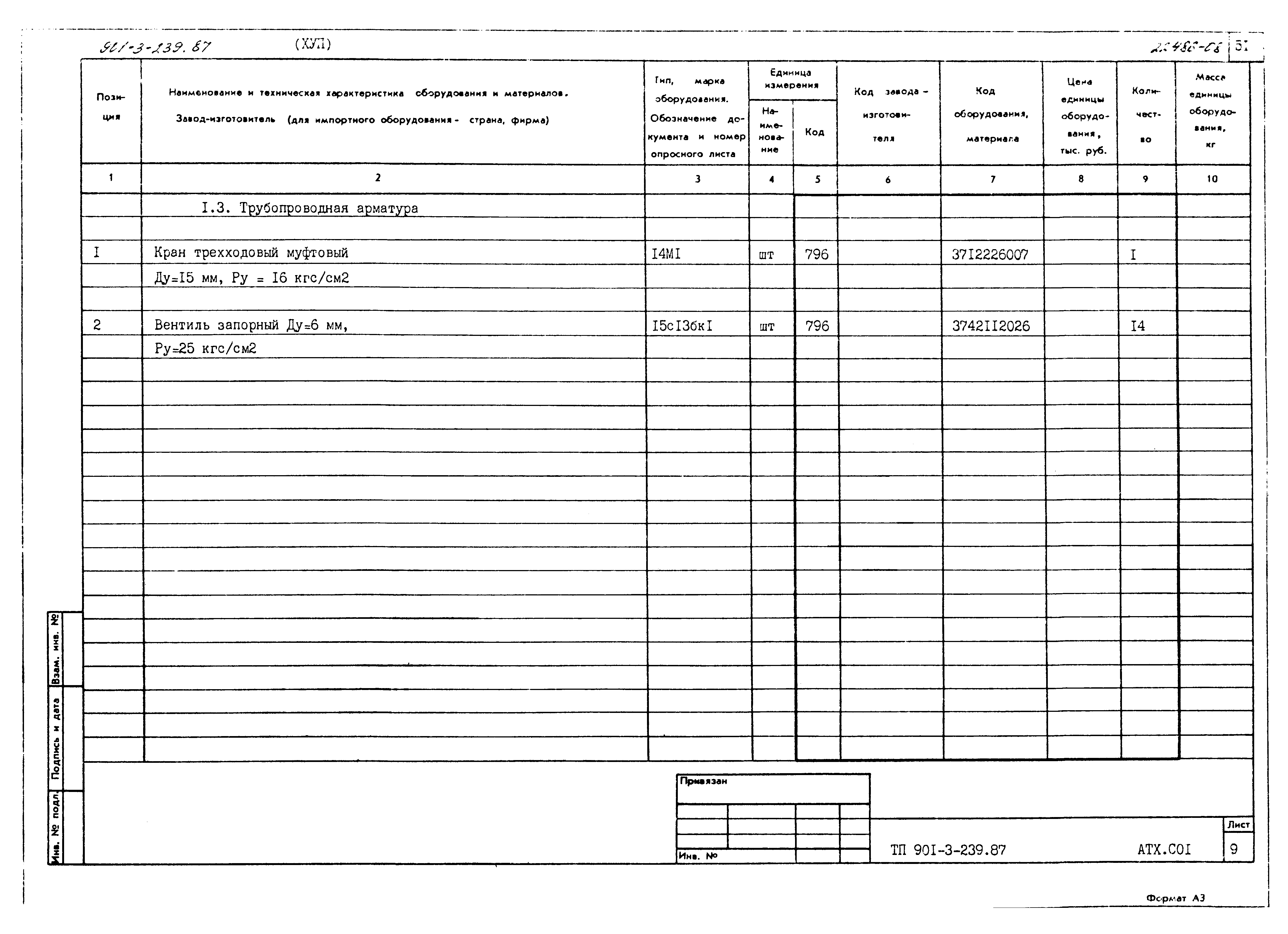 Типовой проект 901-3-239.87