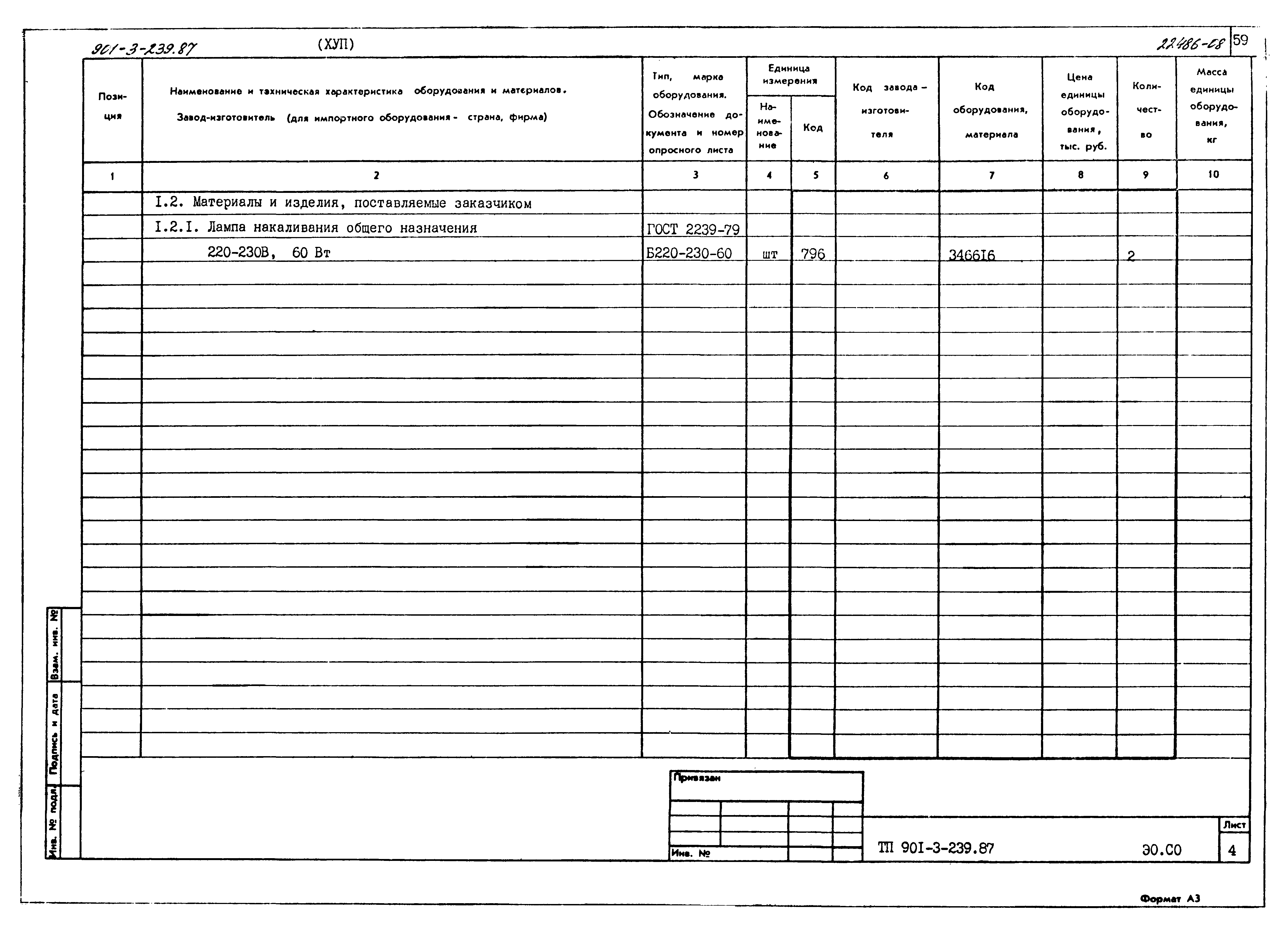 Типовой проект 901-3-239.87