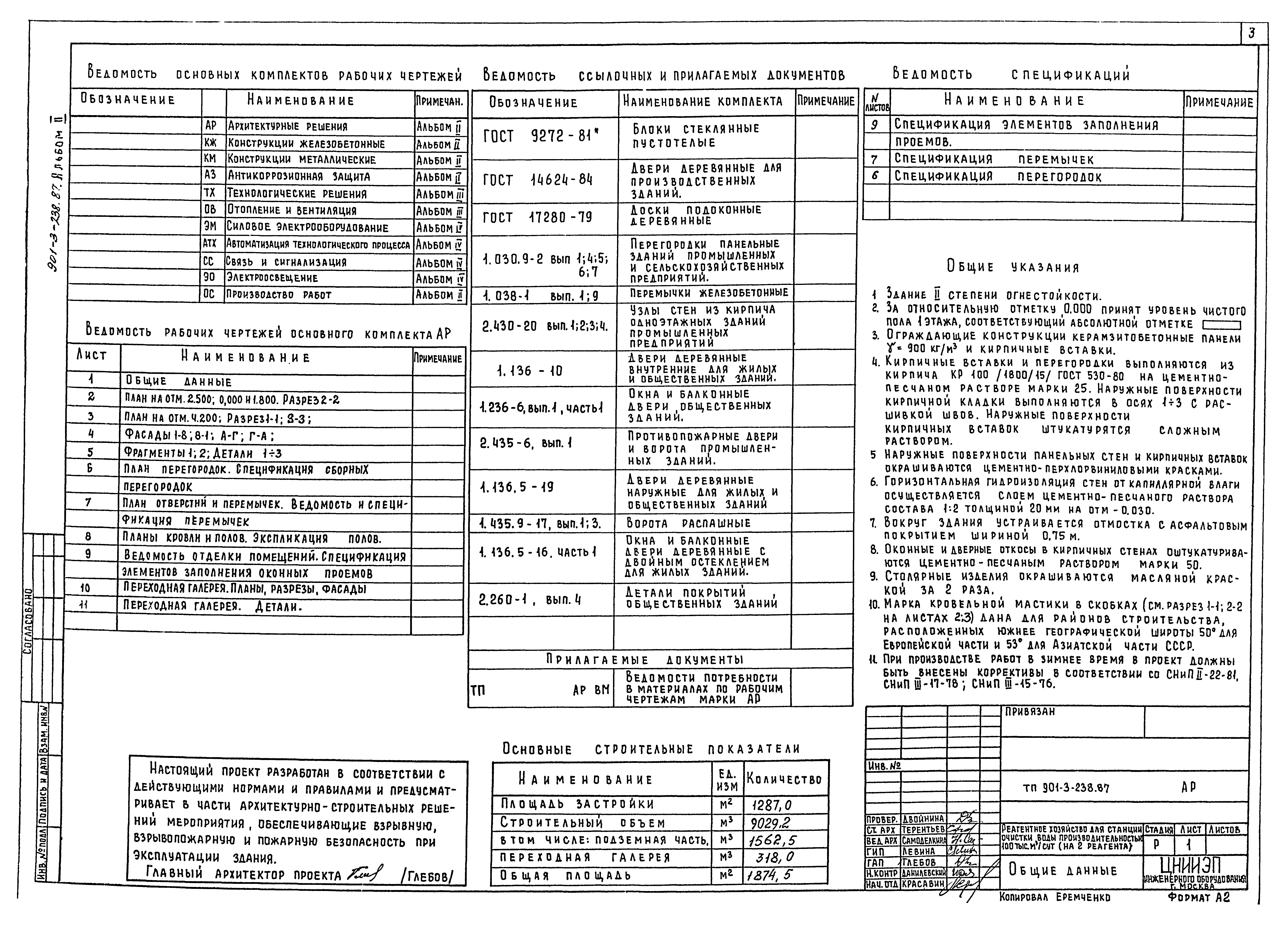 Типовой проект 901-3-238.87