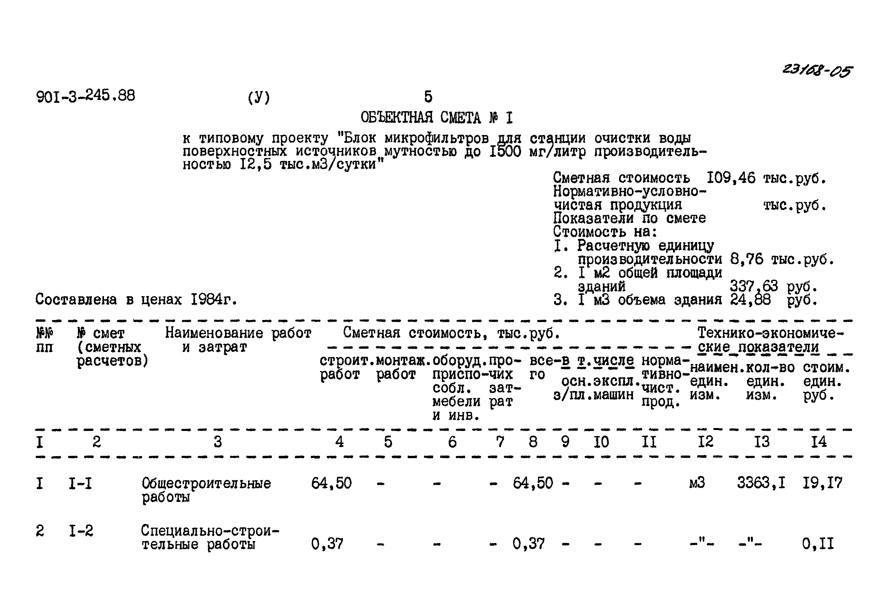 Типовой проект 901-3-245.88