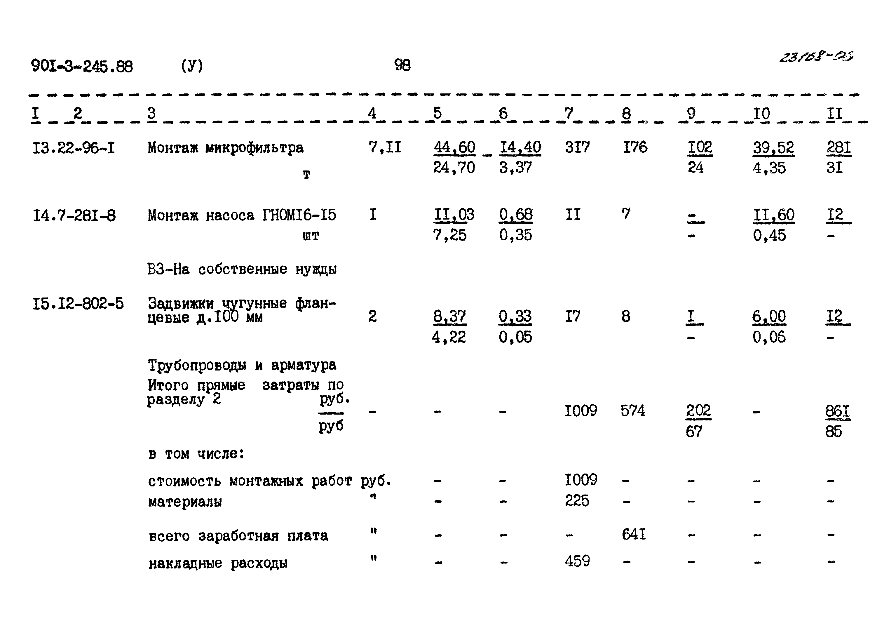 Типовой проект 901-3-245.88