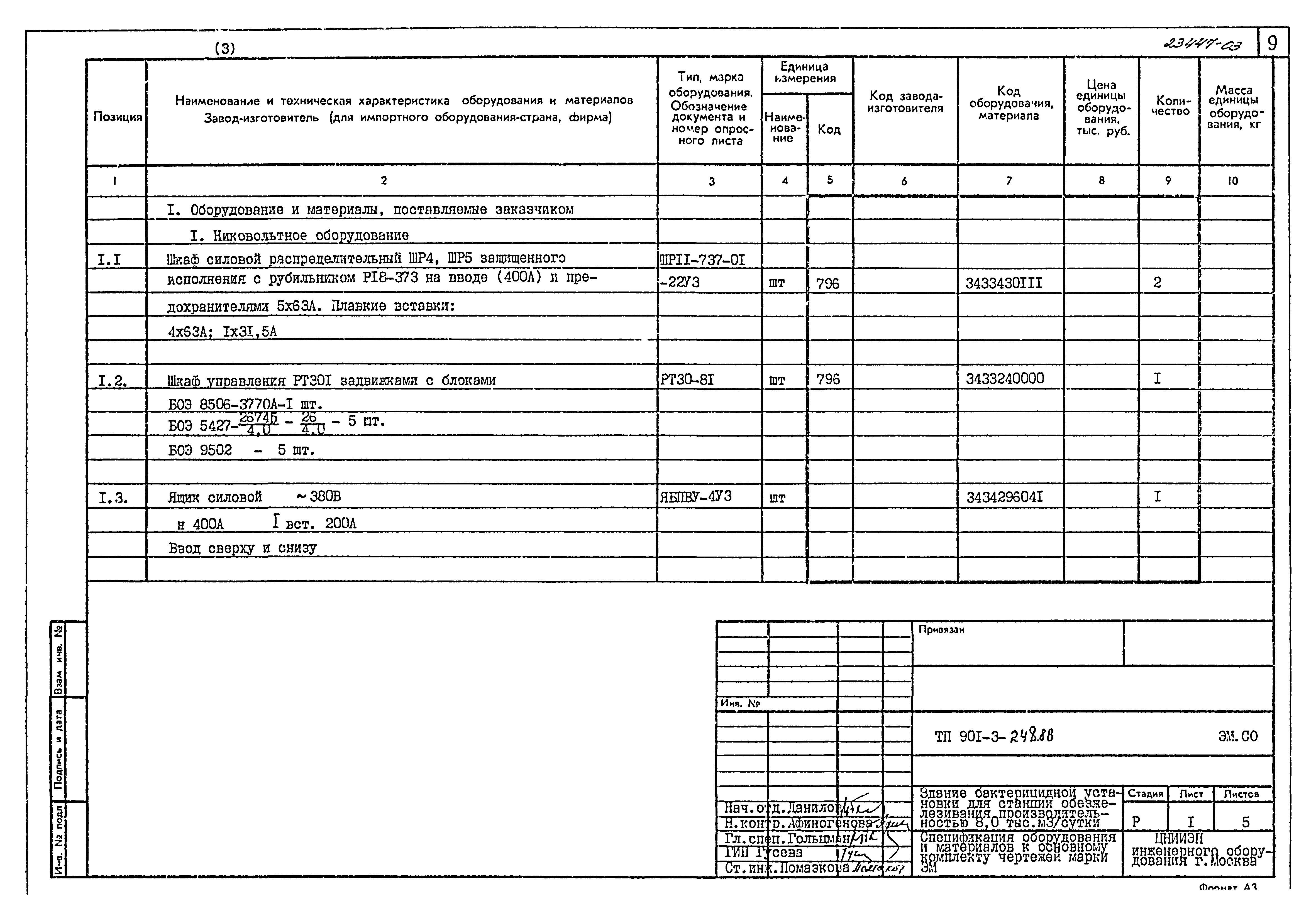 Типовой проект 901-3-248.88