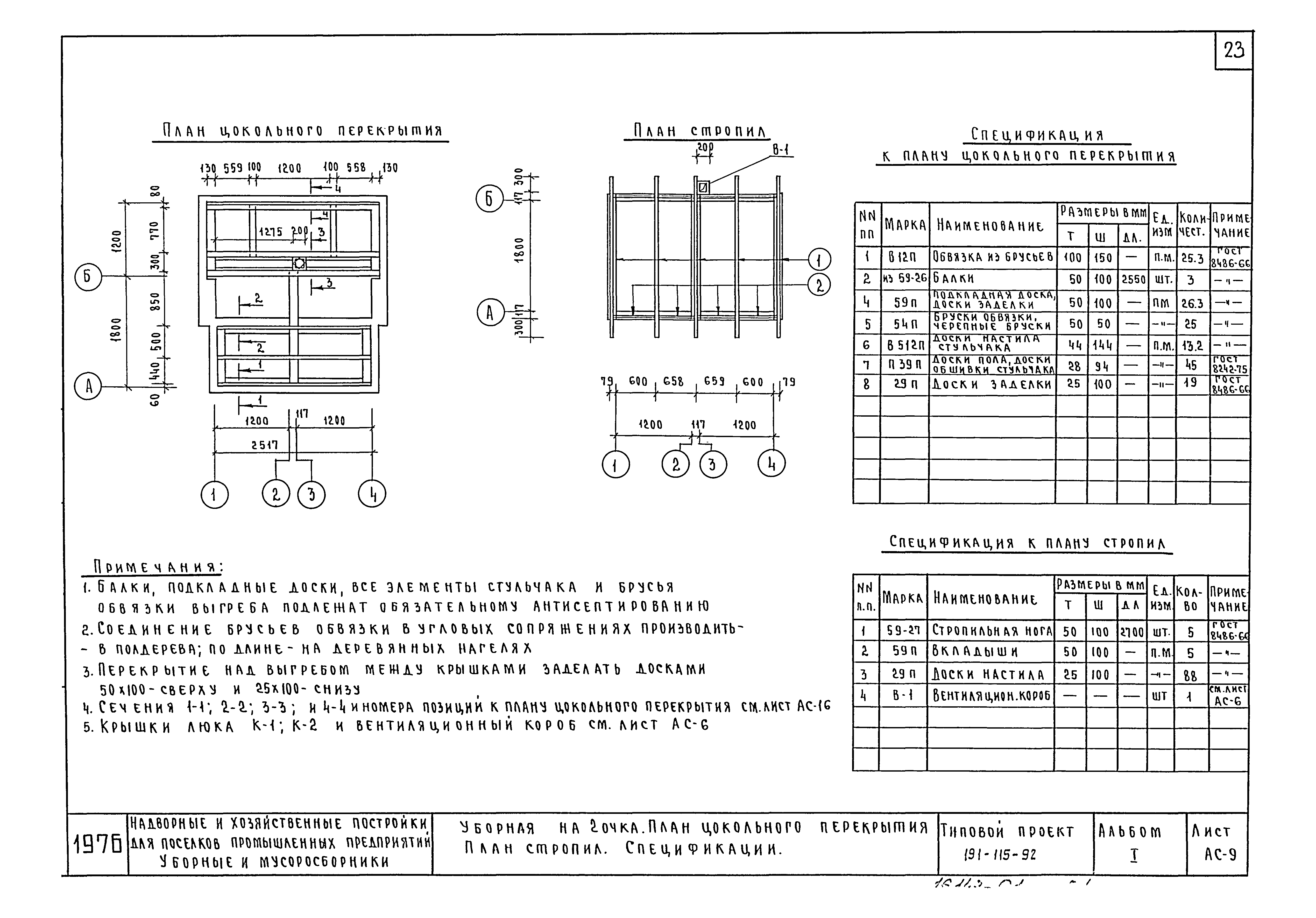 Типовой проект 191-115-92