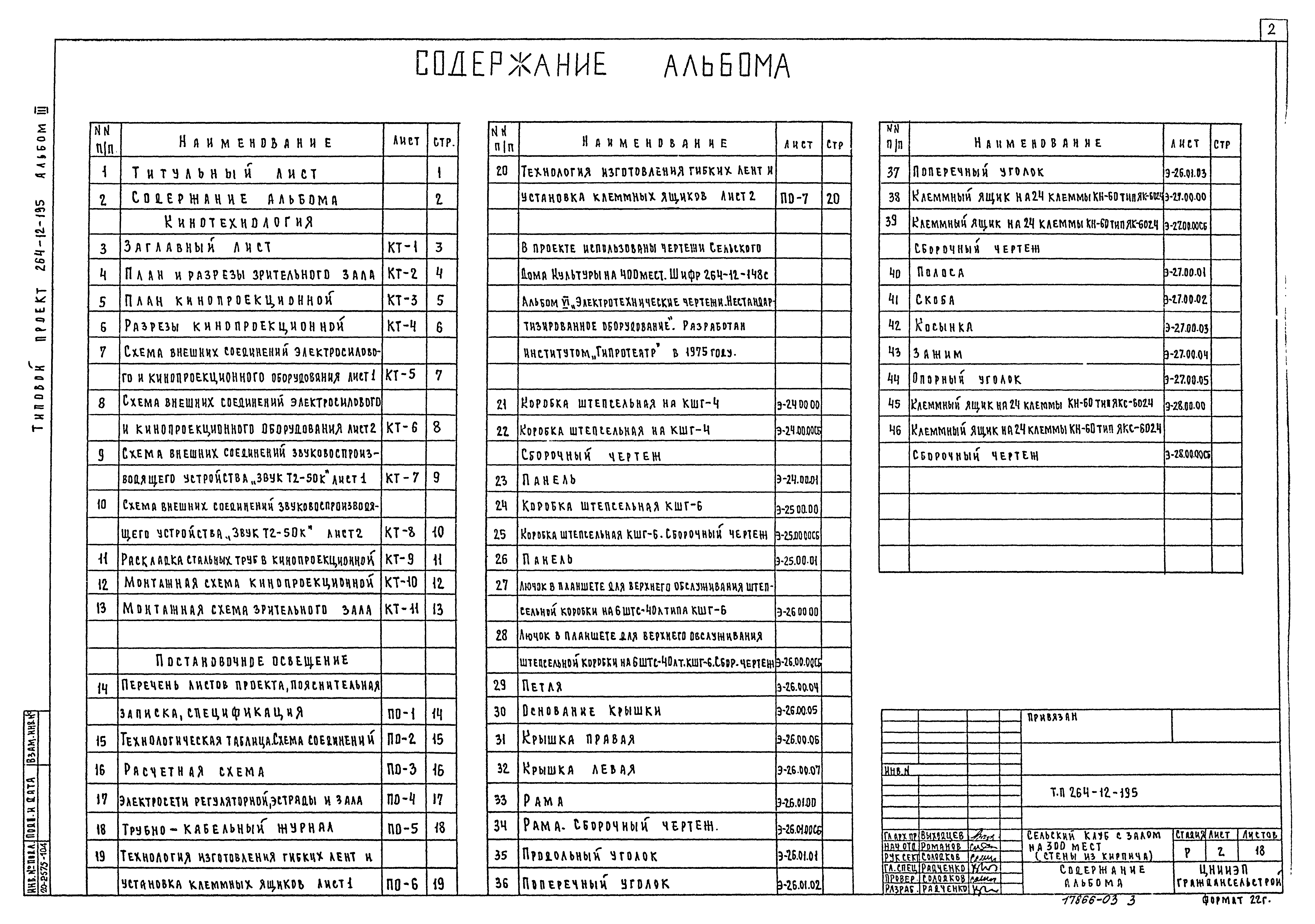 Типовой проект 264-12-195