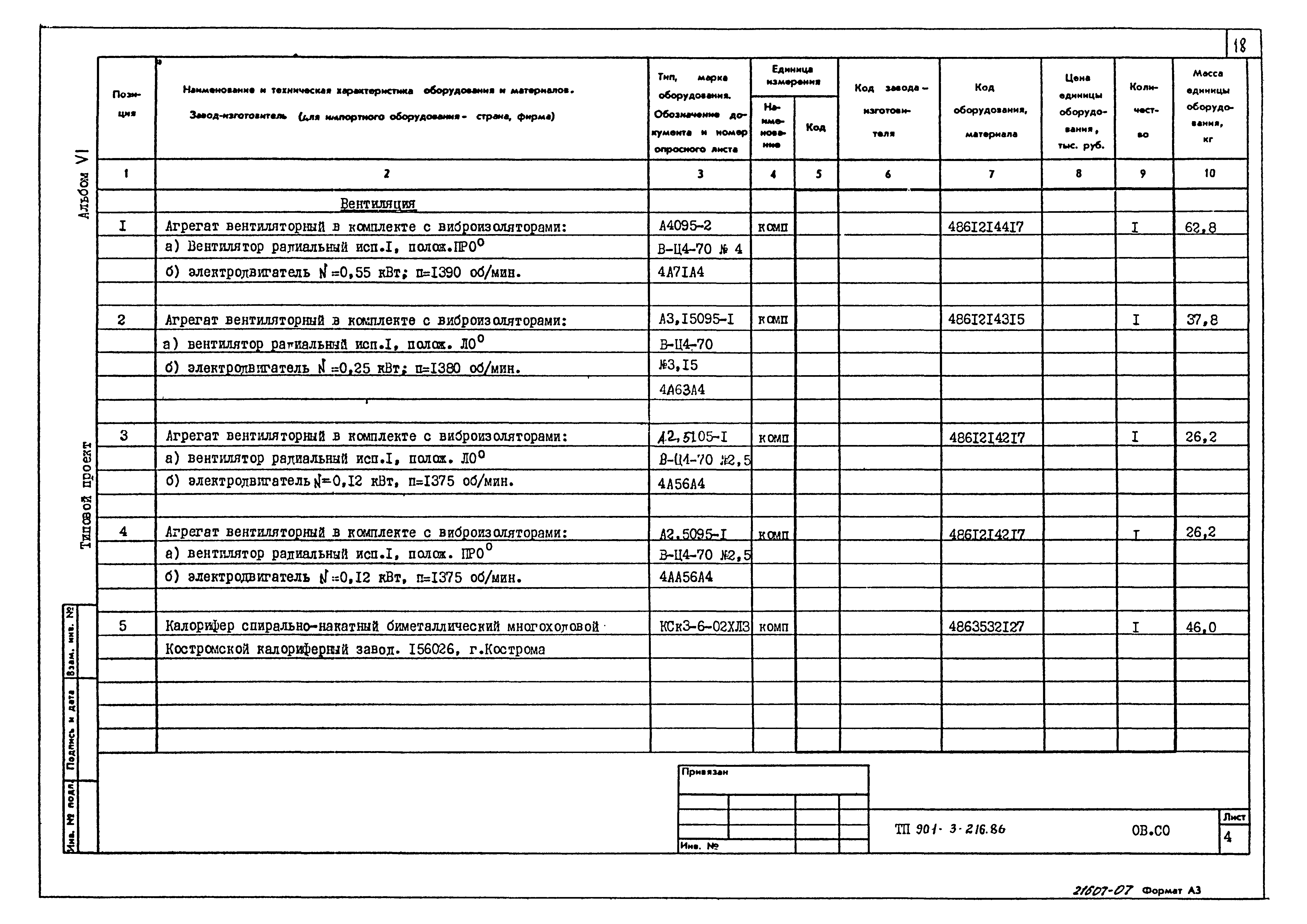 Типовой проект 901-3-216.86