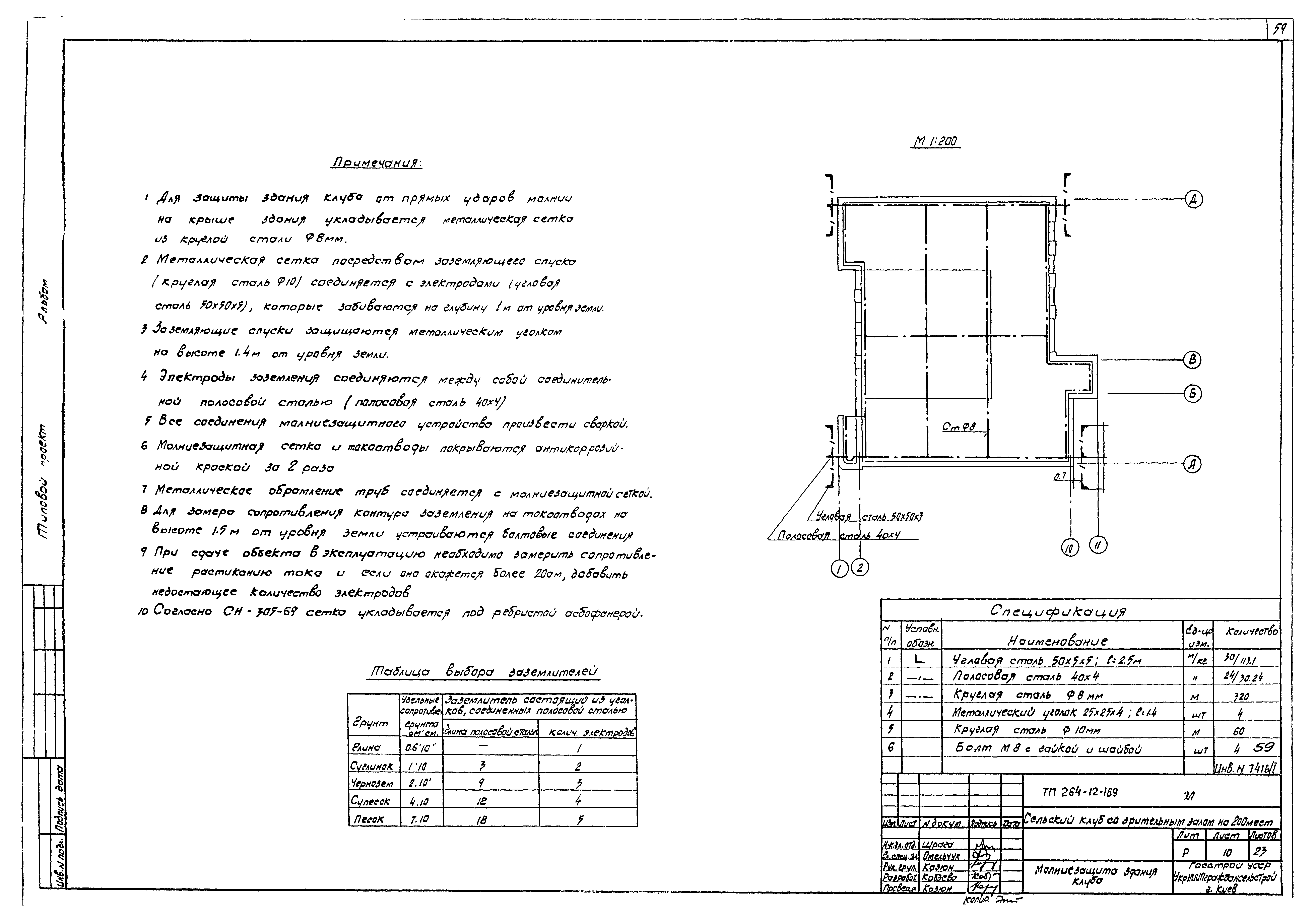 Типовой проект 264-12-169