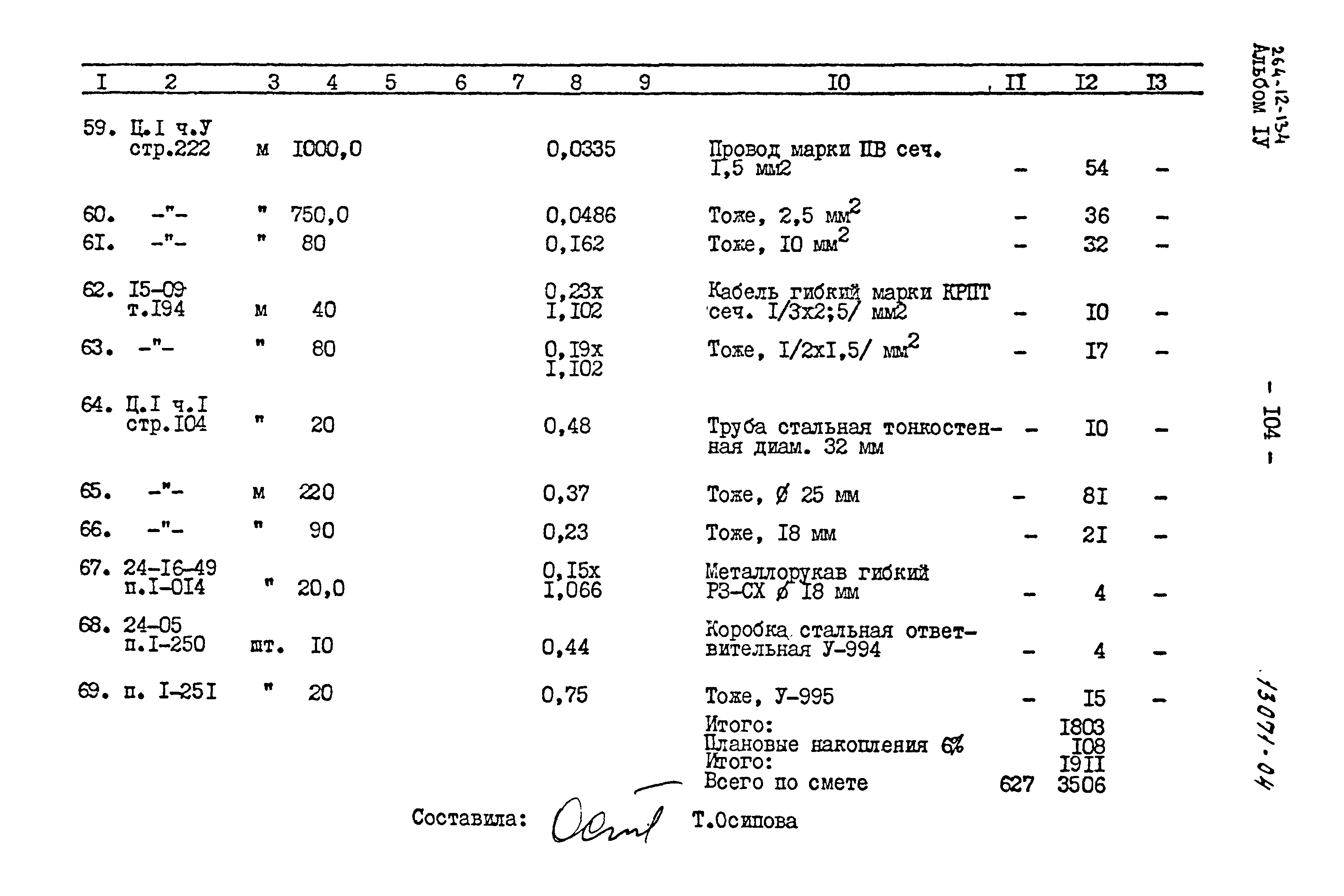 Типовой проект 264-12-134