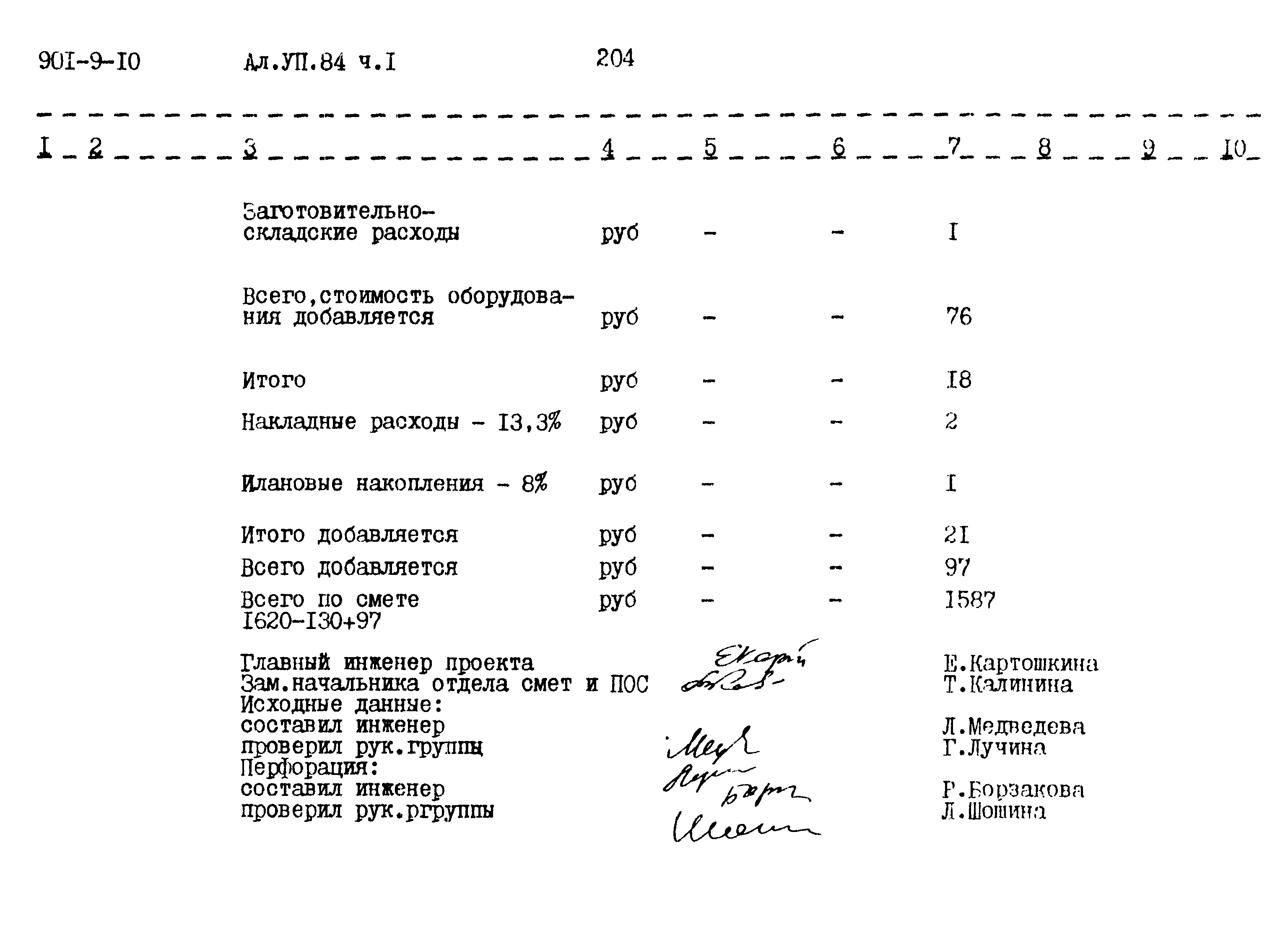 Типовой проект 901-9-10
