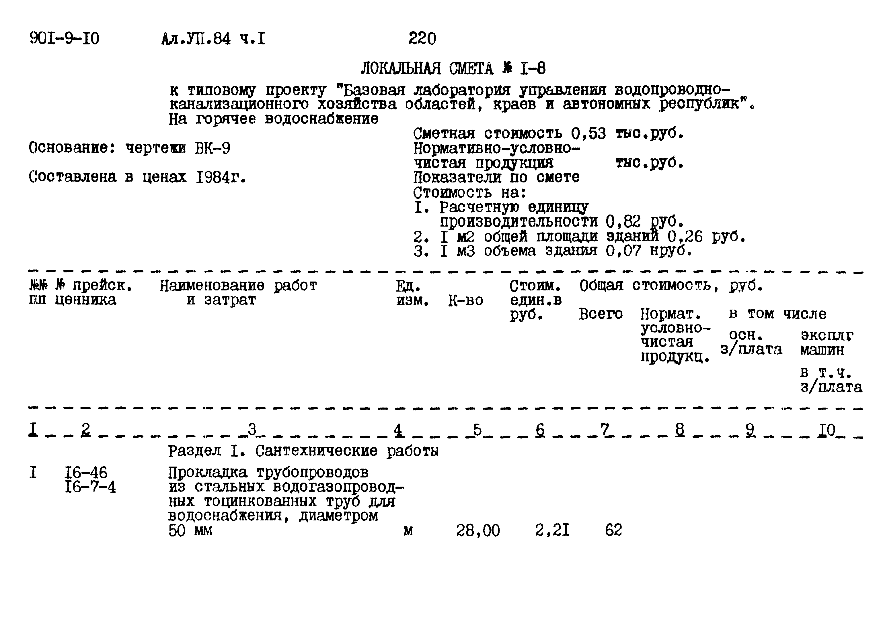 Типовой проект 901-9-10