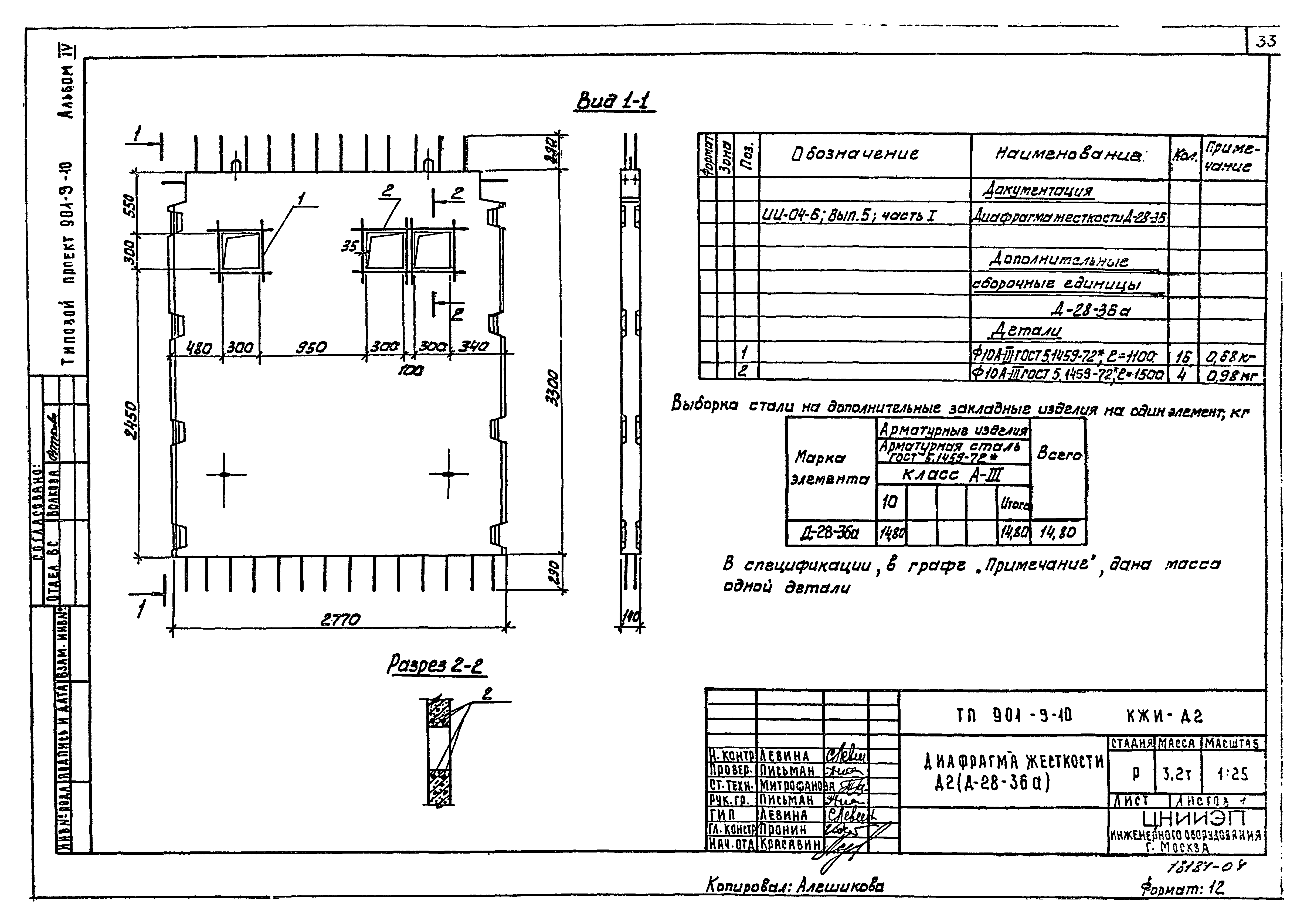Типовой проект 901-9-10