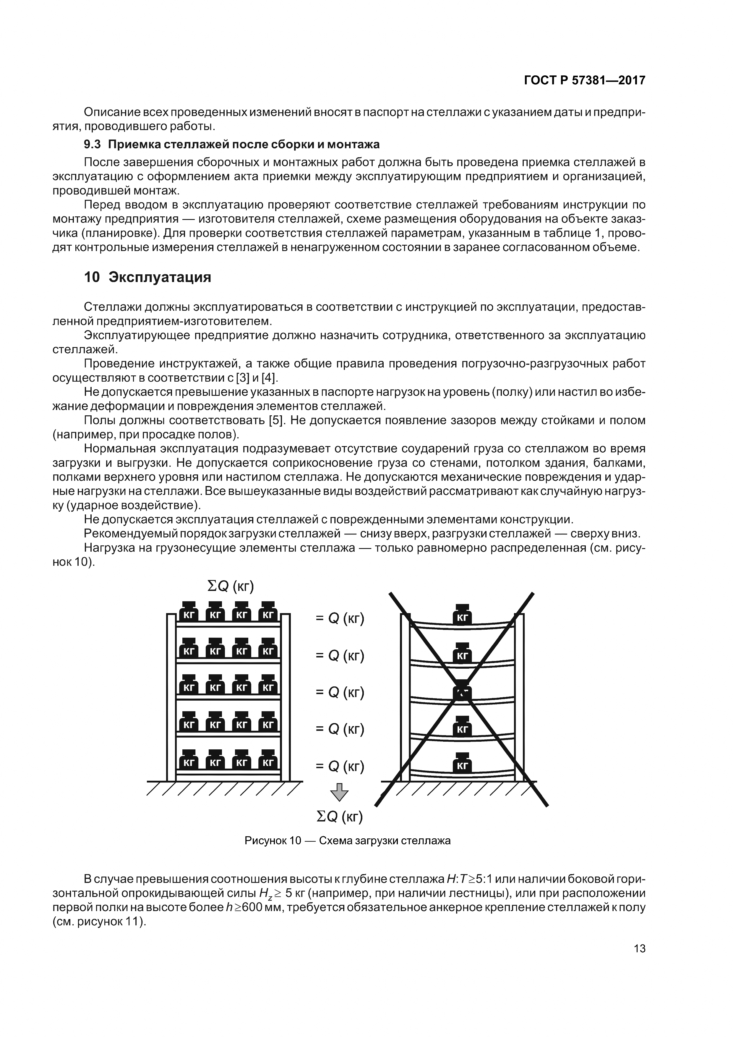 гост 57381 2017 стеллажи