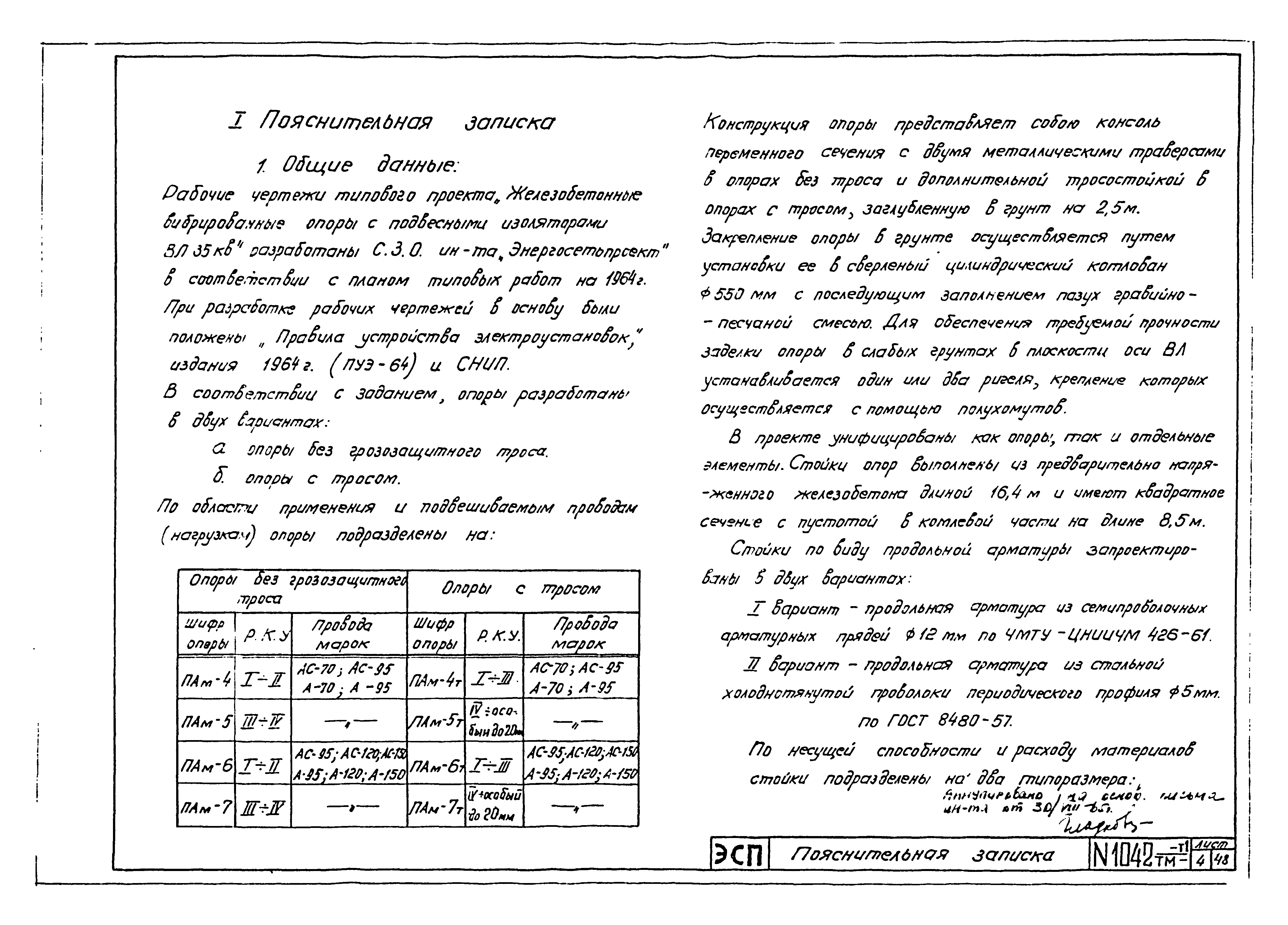 Типовой проект 1042тм