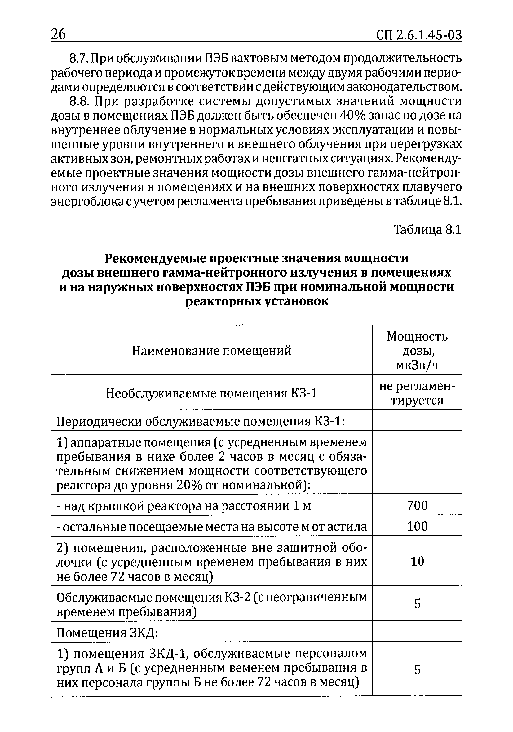 СП 2.6.1.45-03